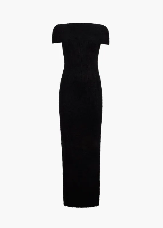 Paola Dress in Black sold by KHAITE