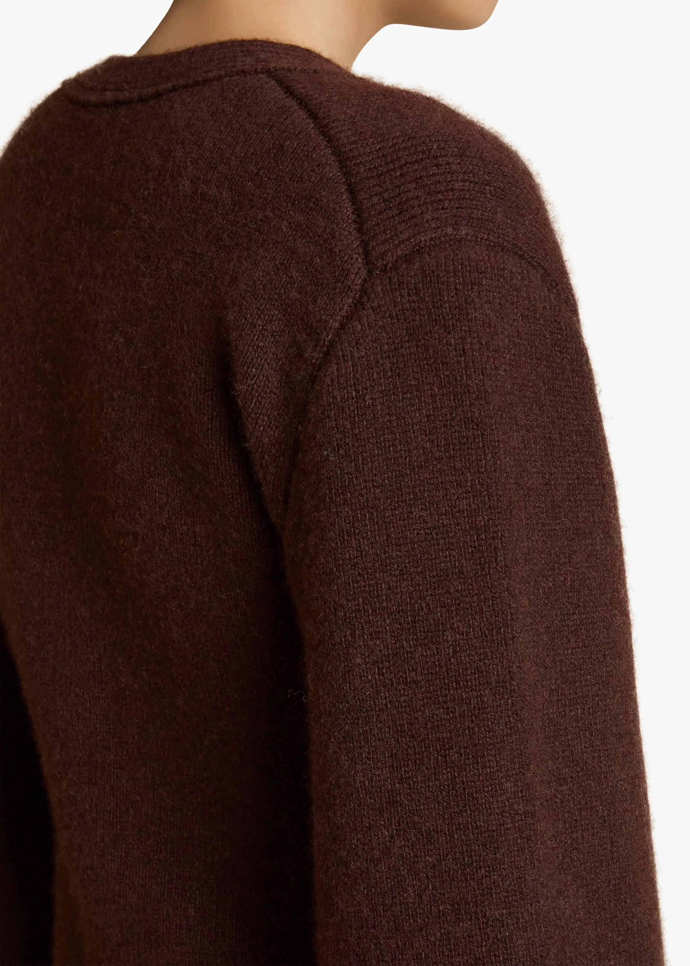 Scarlet Cardigan in Rosewood sold by KHAITE product image thumbnail 5