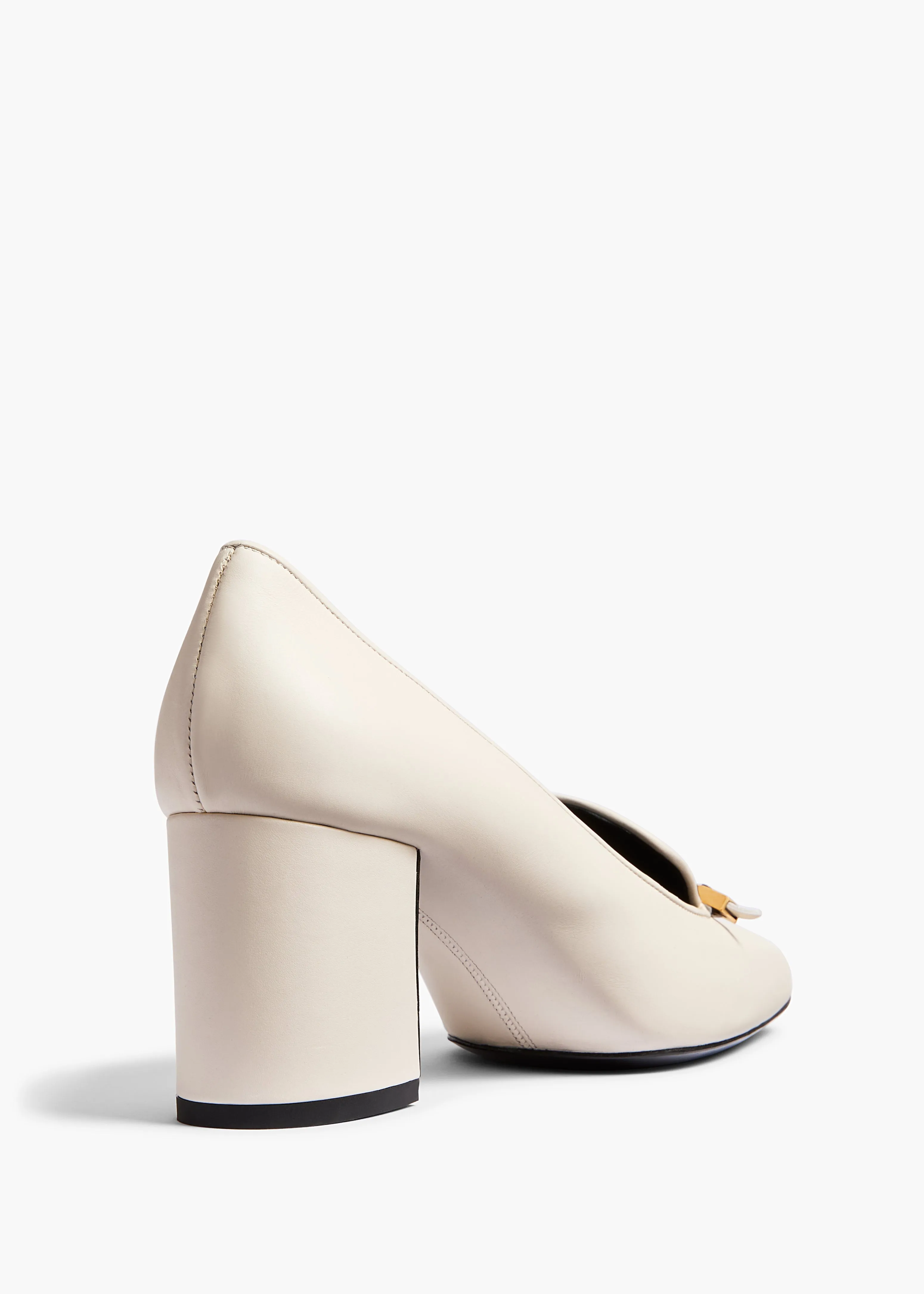 Elio Loafer Pump in Cream Leather sold by KHAITE product image thumbnail 3