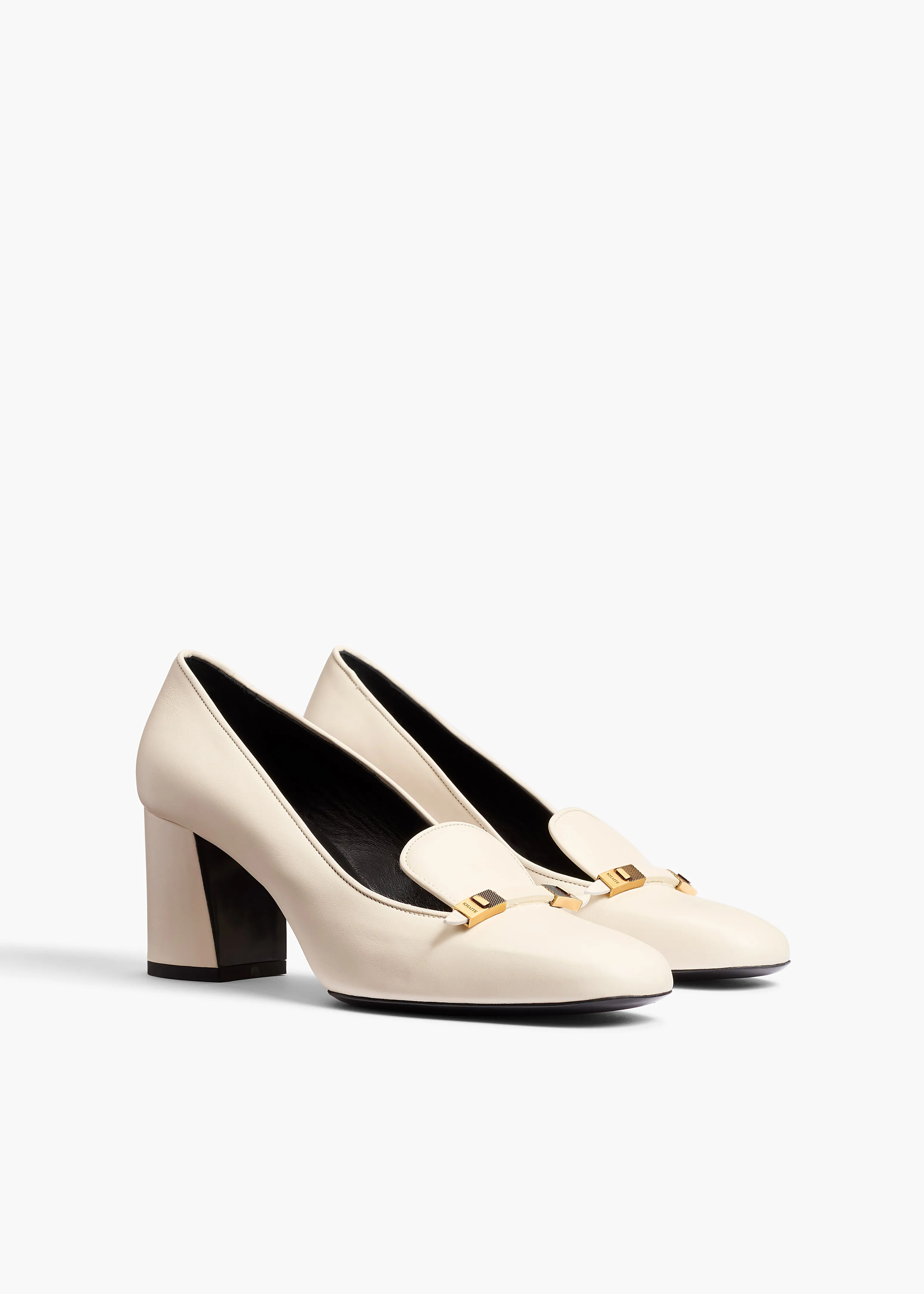 Elio Loafer Pump in Cream Leather sold by KHAITE product image thumbnail 2