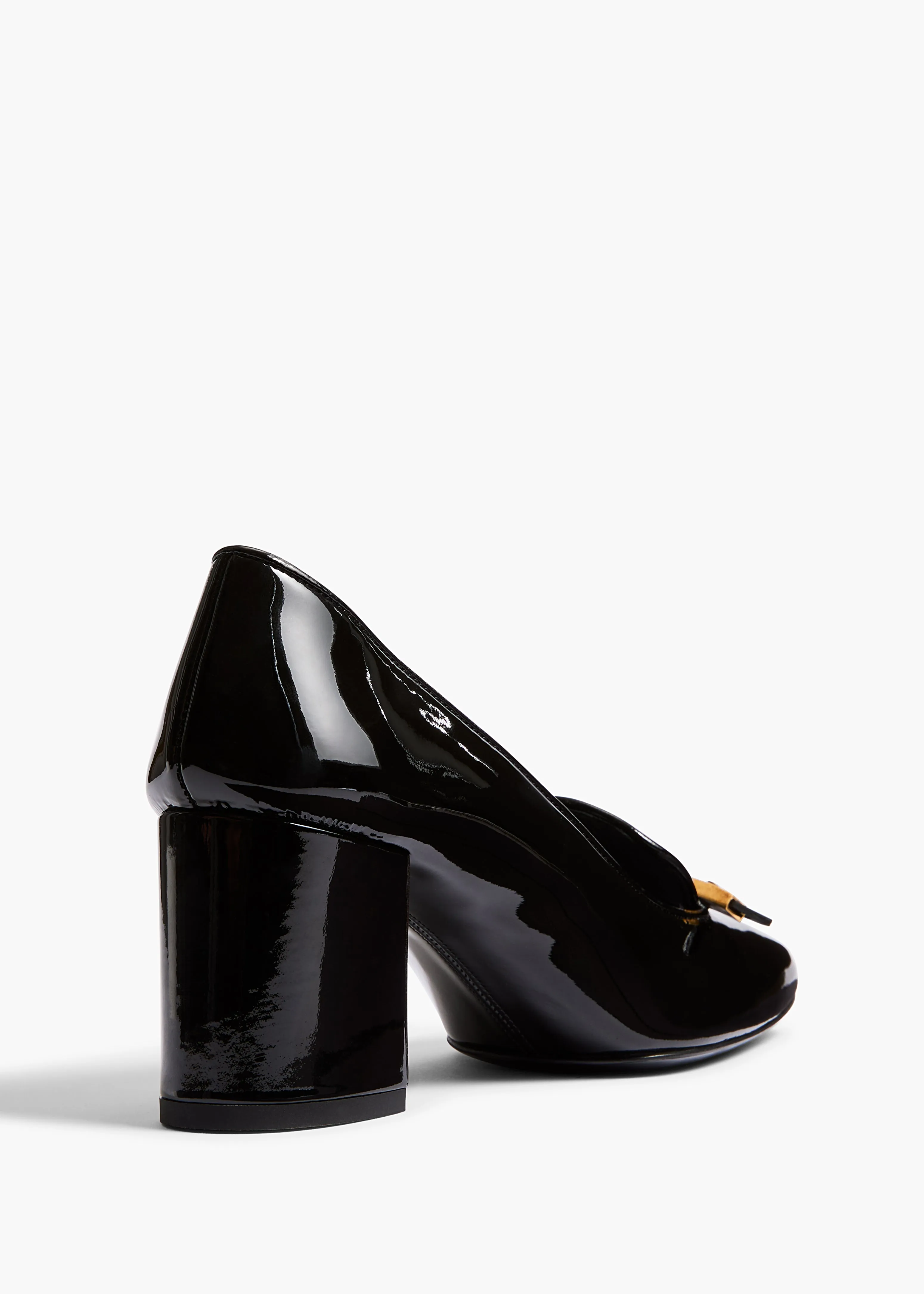 Elio Loafer Pump in Black Patent Leather sold by KHAITE product image thumbnail 3