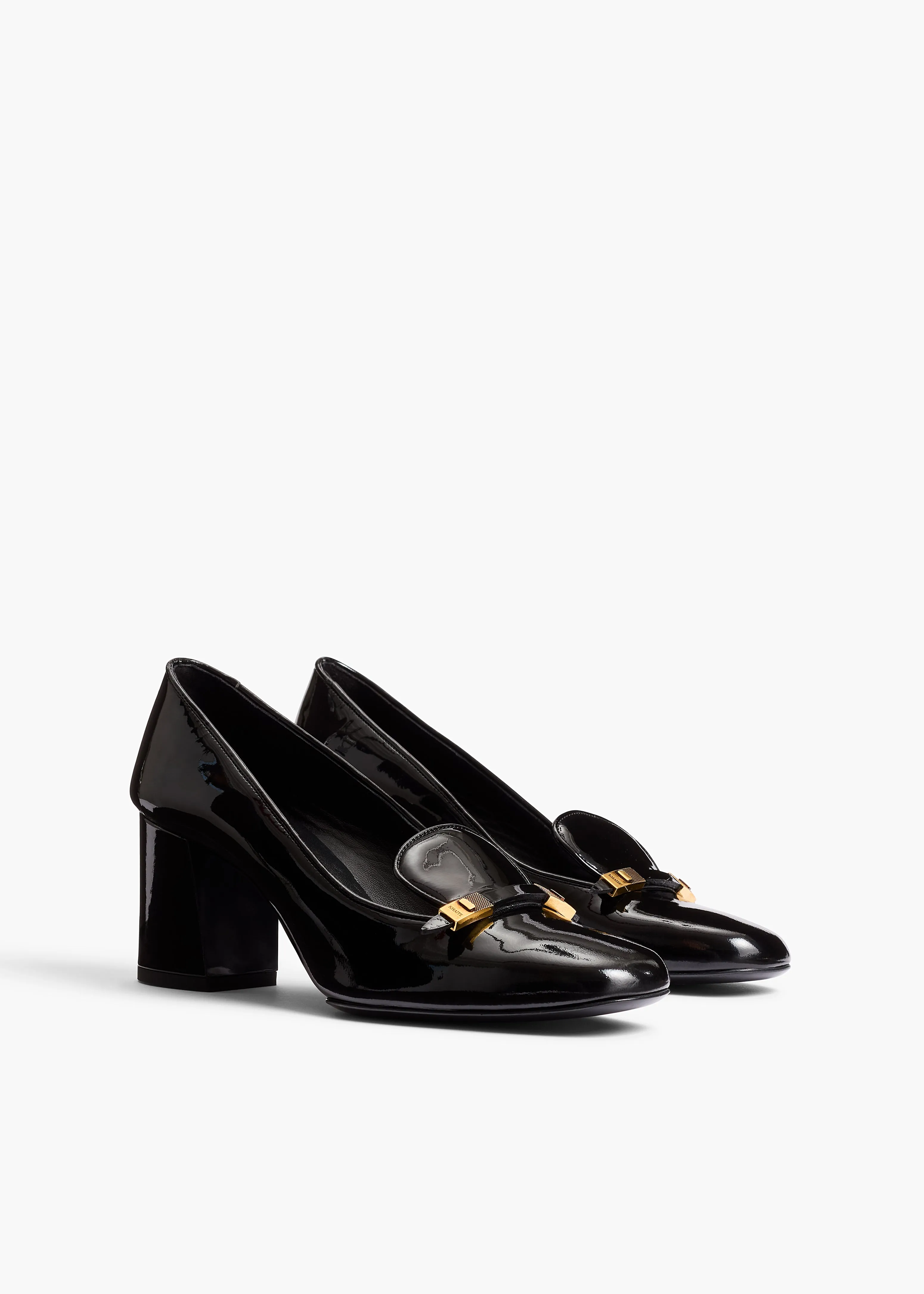 Elio Loafer Pump in Black Patent Leather sold by KHAITE product image thumbnail 2