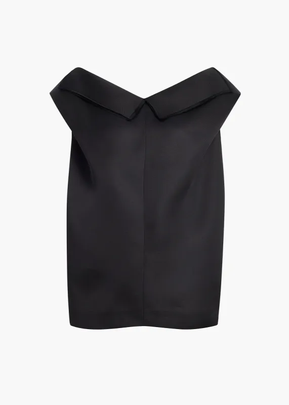 Selly Top in Black sold by KHAITE