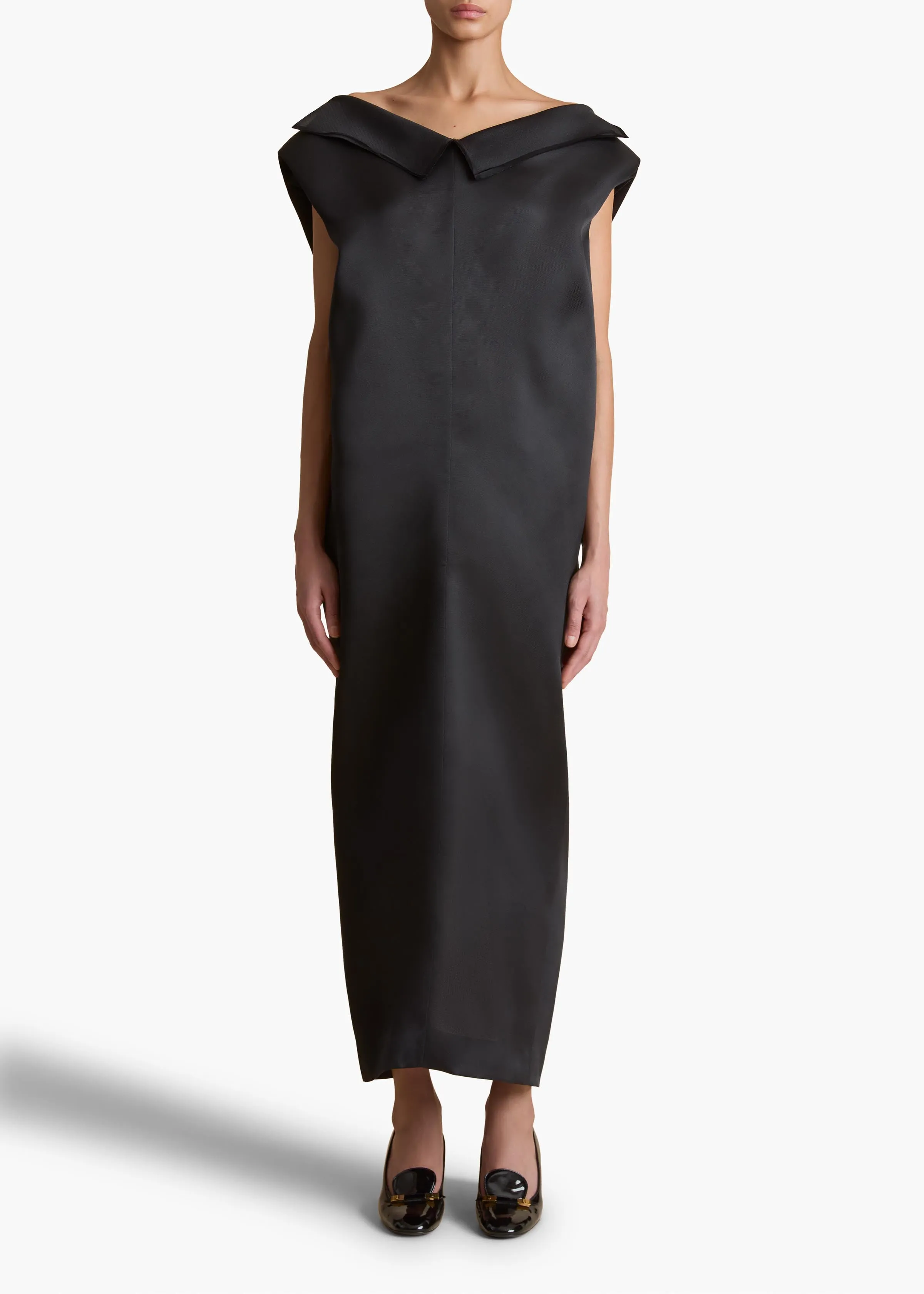 Selwyn Dress in Black sold by KHAITE product image thumbnail 3