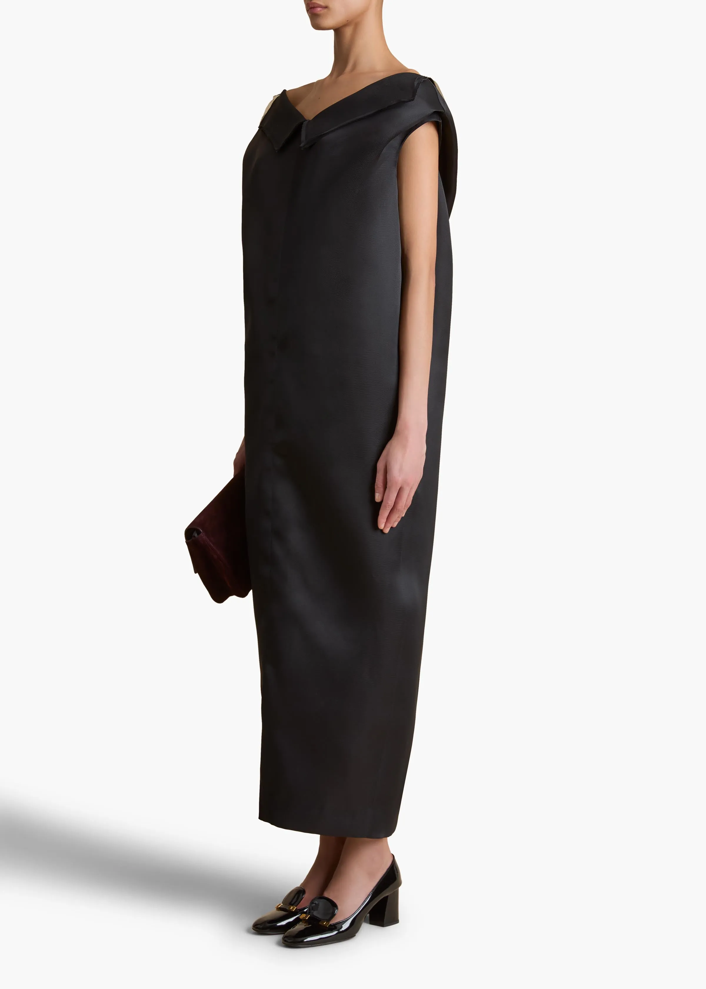 Selwyn Dress in Black sold by KHAITE product image thumbnail 2