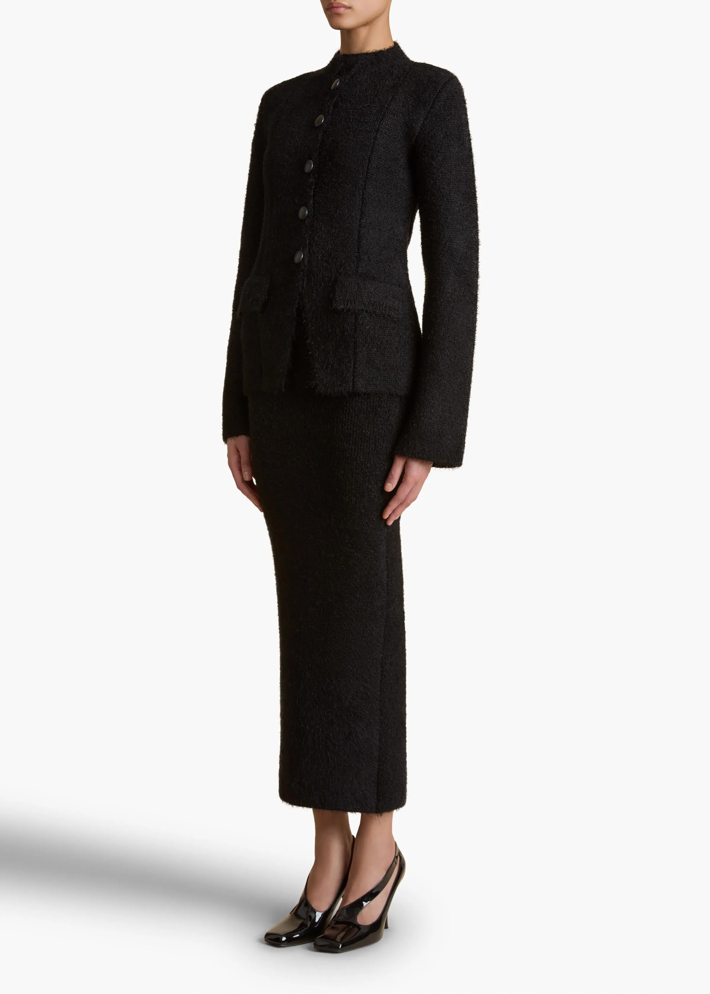 Aeson Jacket in Black sold by KHAITE product image thumbnail 2