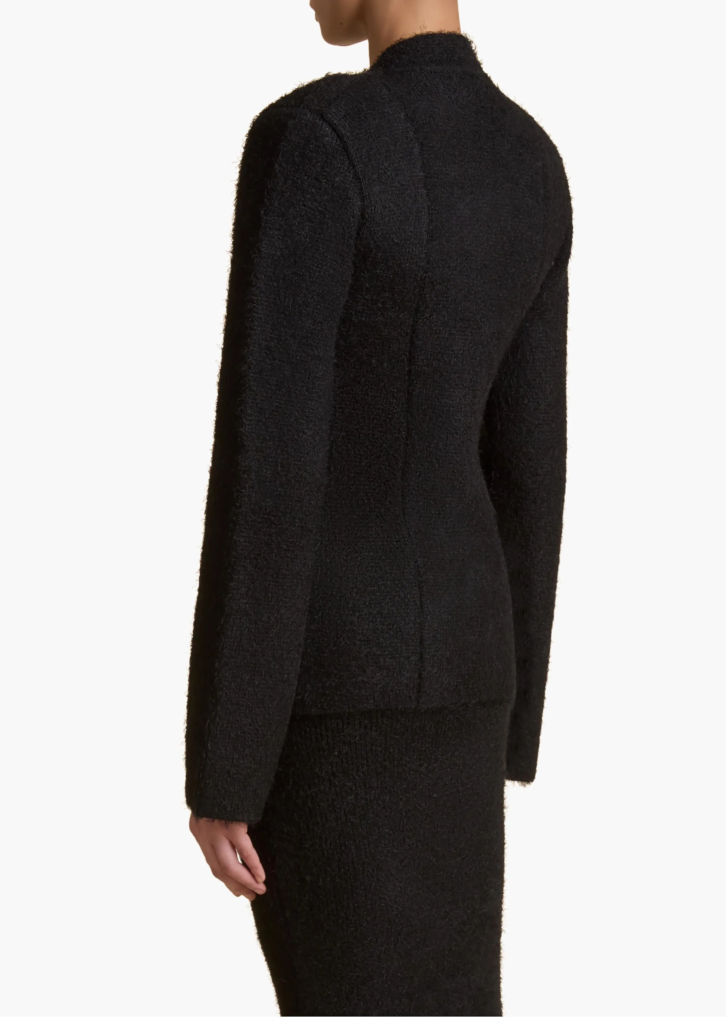 Aeson Jacket in Black sold by KHAITE product image thumbnail 4