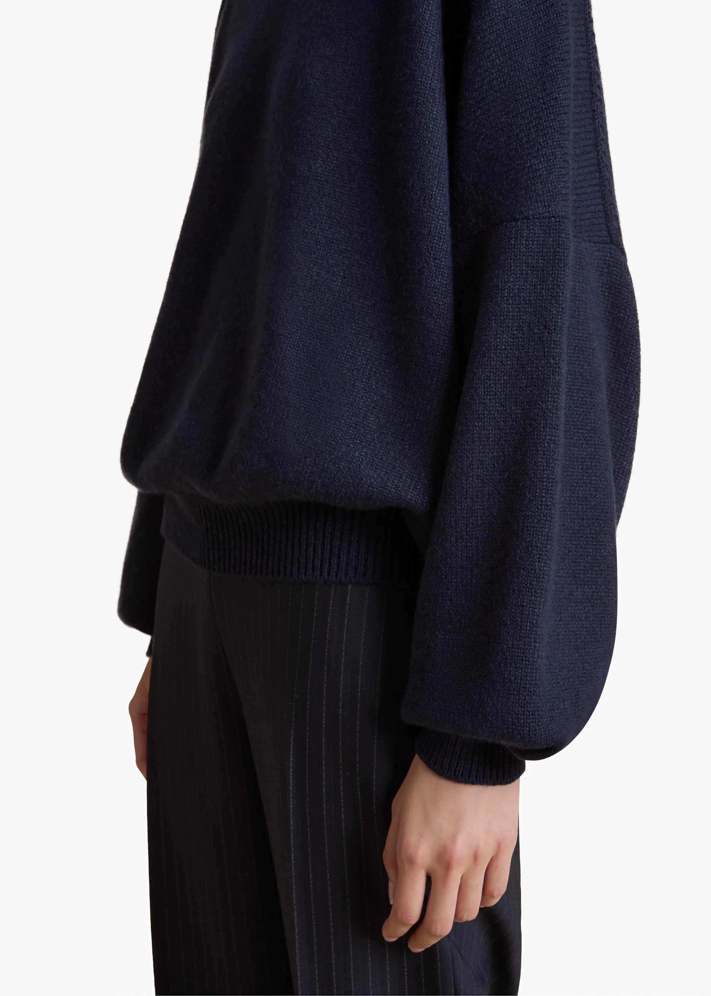 Margaux Sweater in Midnight sold by KHAITE product image thumbnail 5