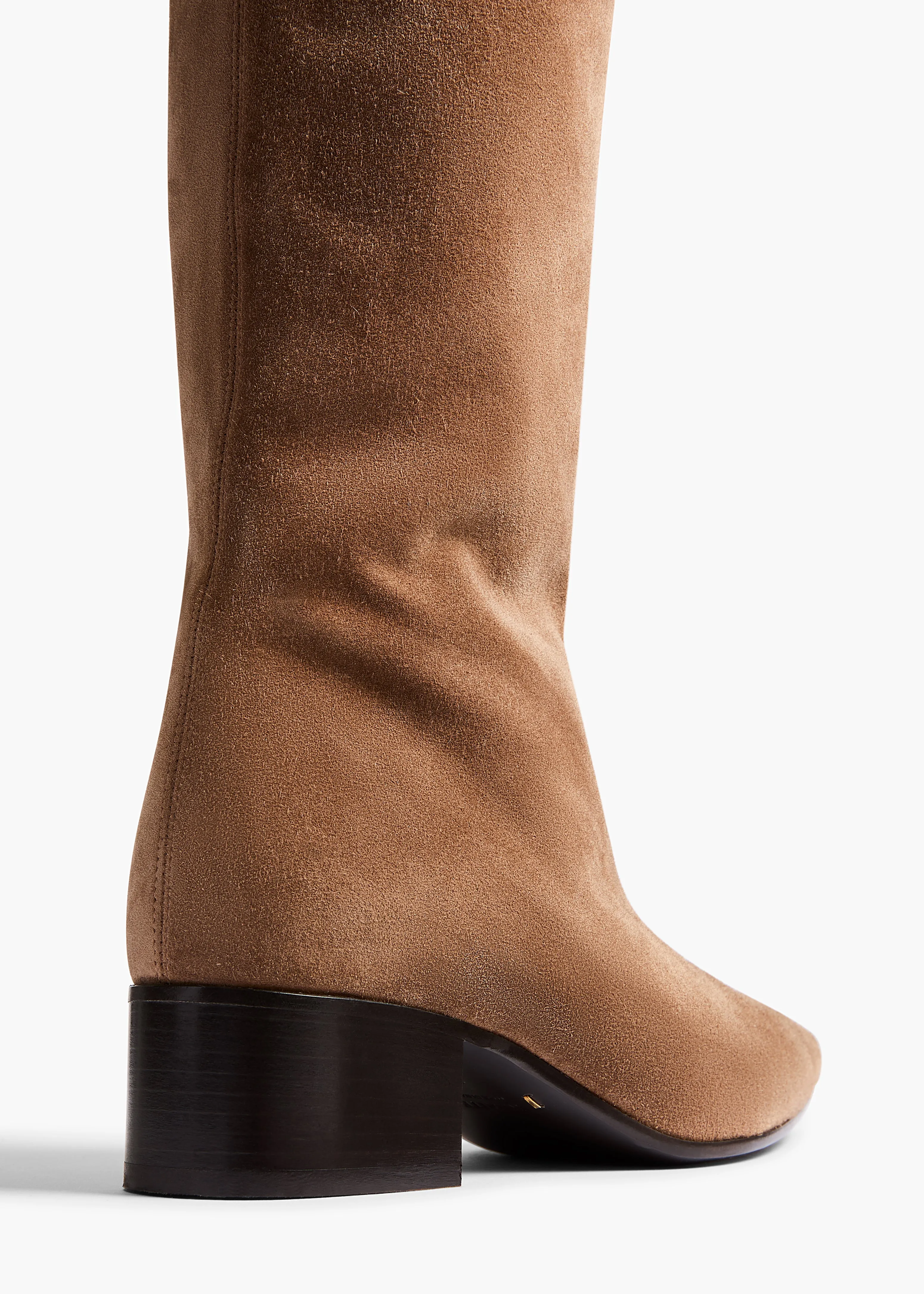 Andee Knee-High Boot in Taupe Suede sold by KHAITE product image thumbnail 3