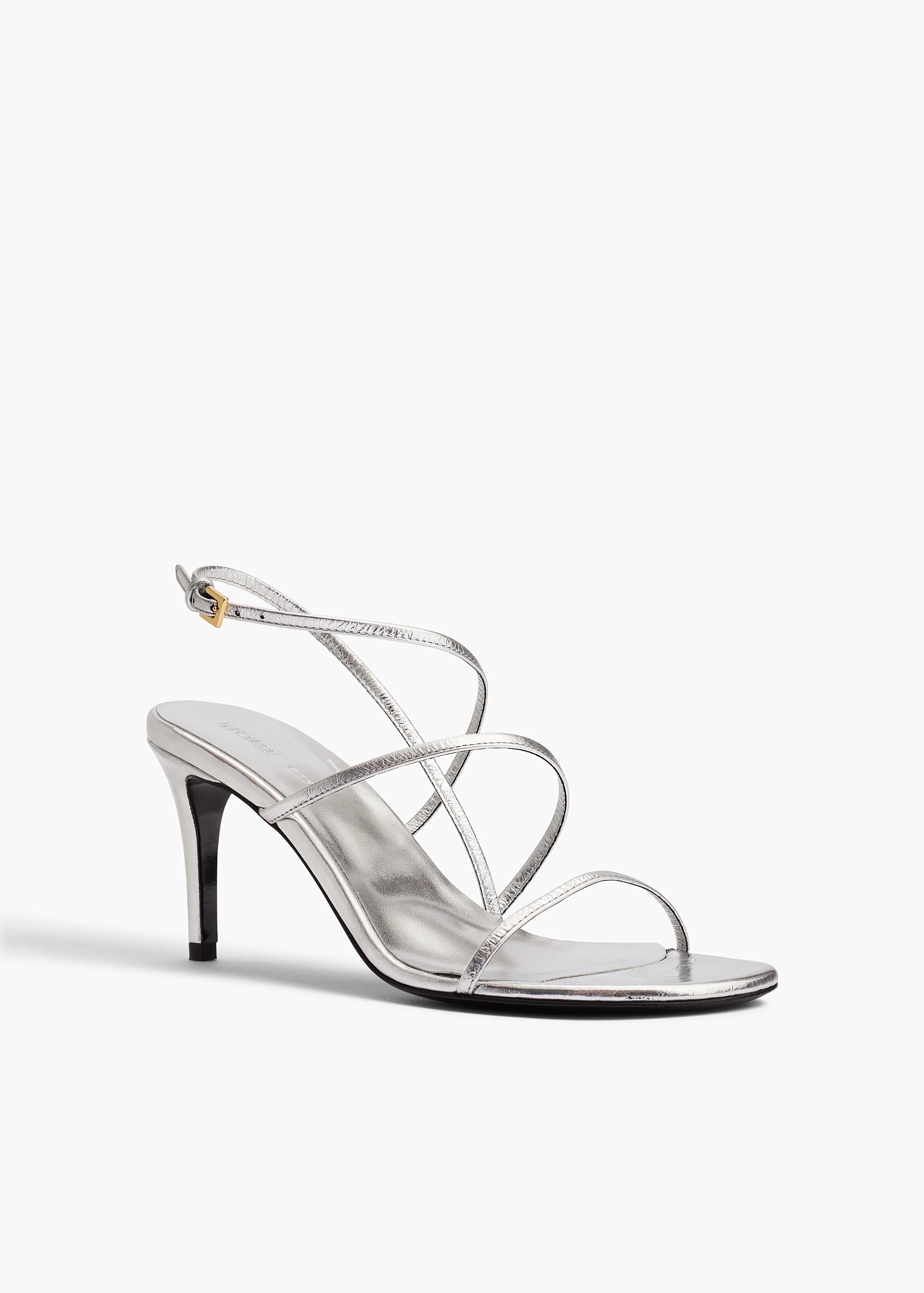 Loop Sandal in SIlver Metallic Leather sold by KHAITE product image thumbnail 2
