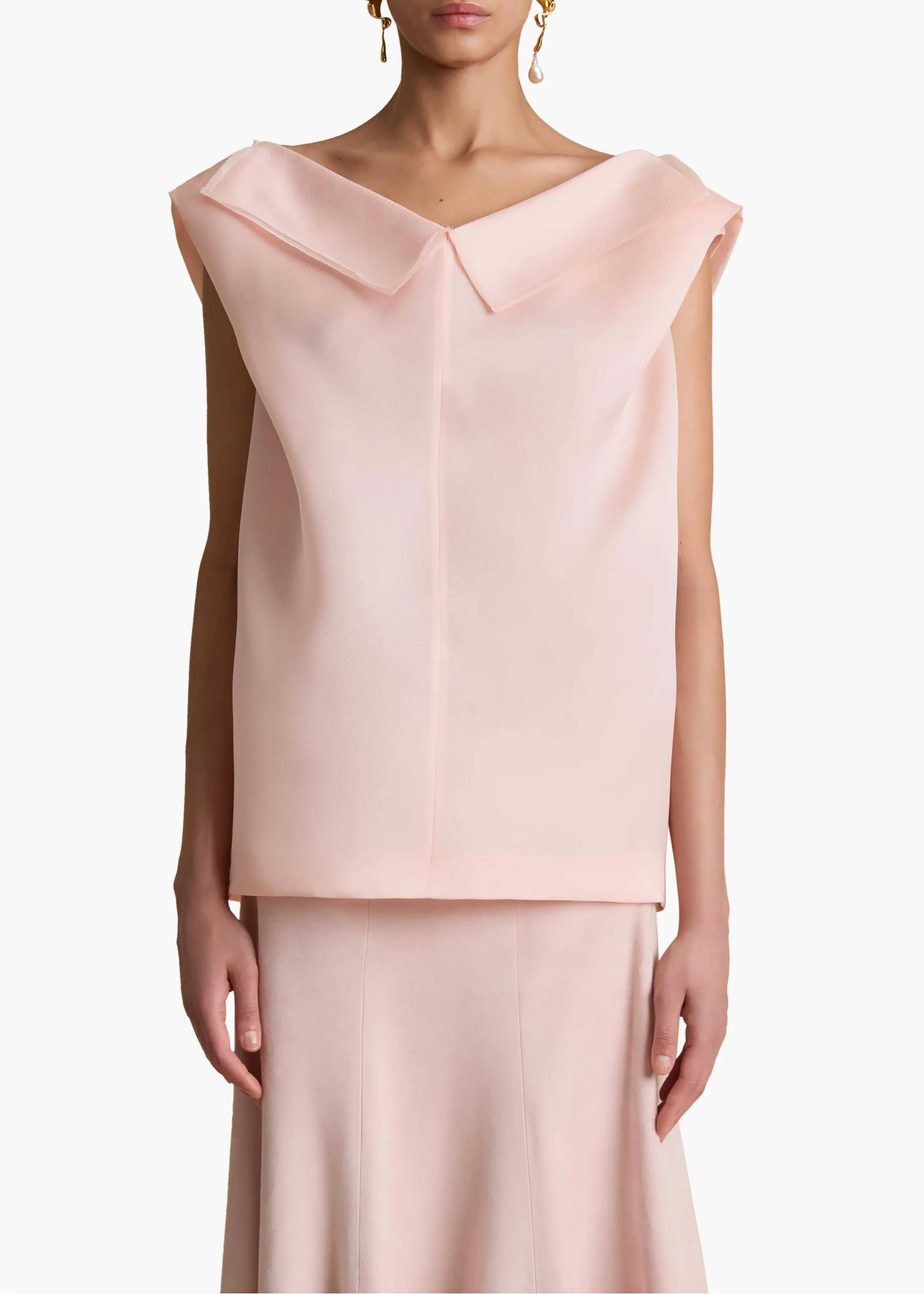 Selly Top in Soft Pink sold by KHAITE product image thumbnail 3