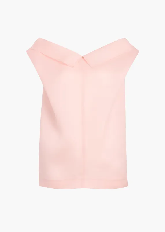 Selly Top in Soft Pink sold by KHAITE