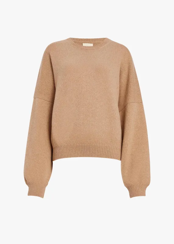 Margaux Sweater in Biscotti sold by KHAITE