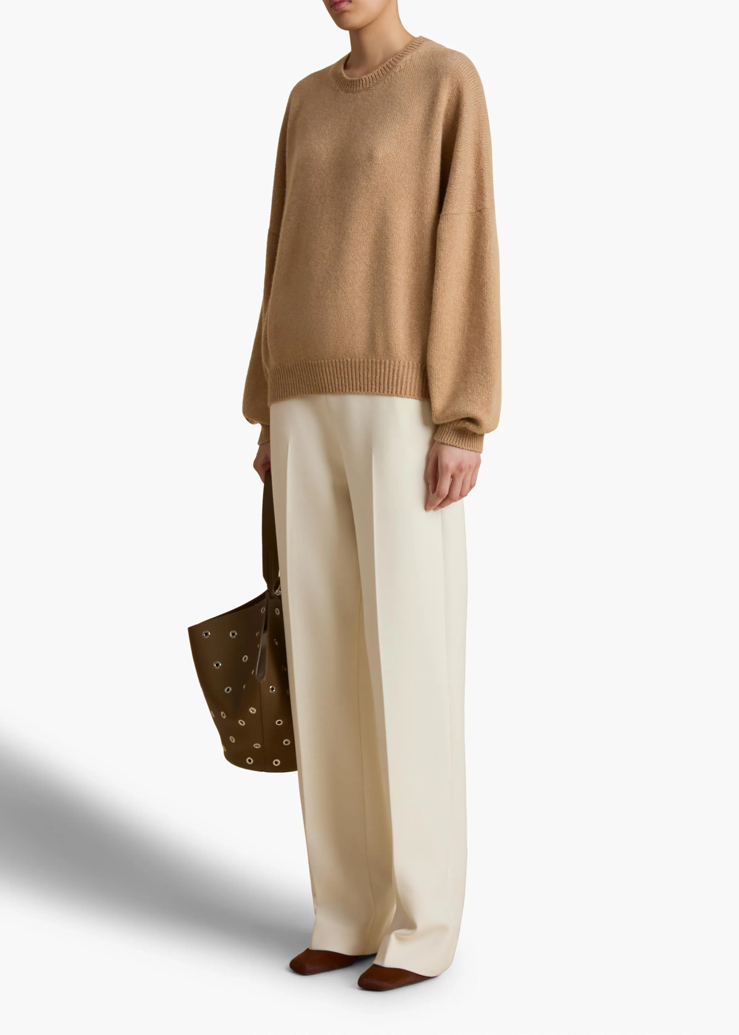 Margaux Sweater in Biscotti sold by KHAITE product image thumbnail 2