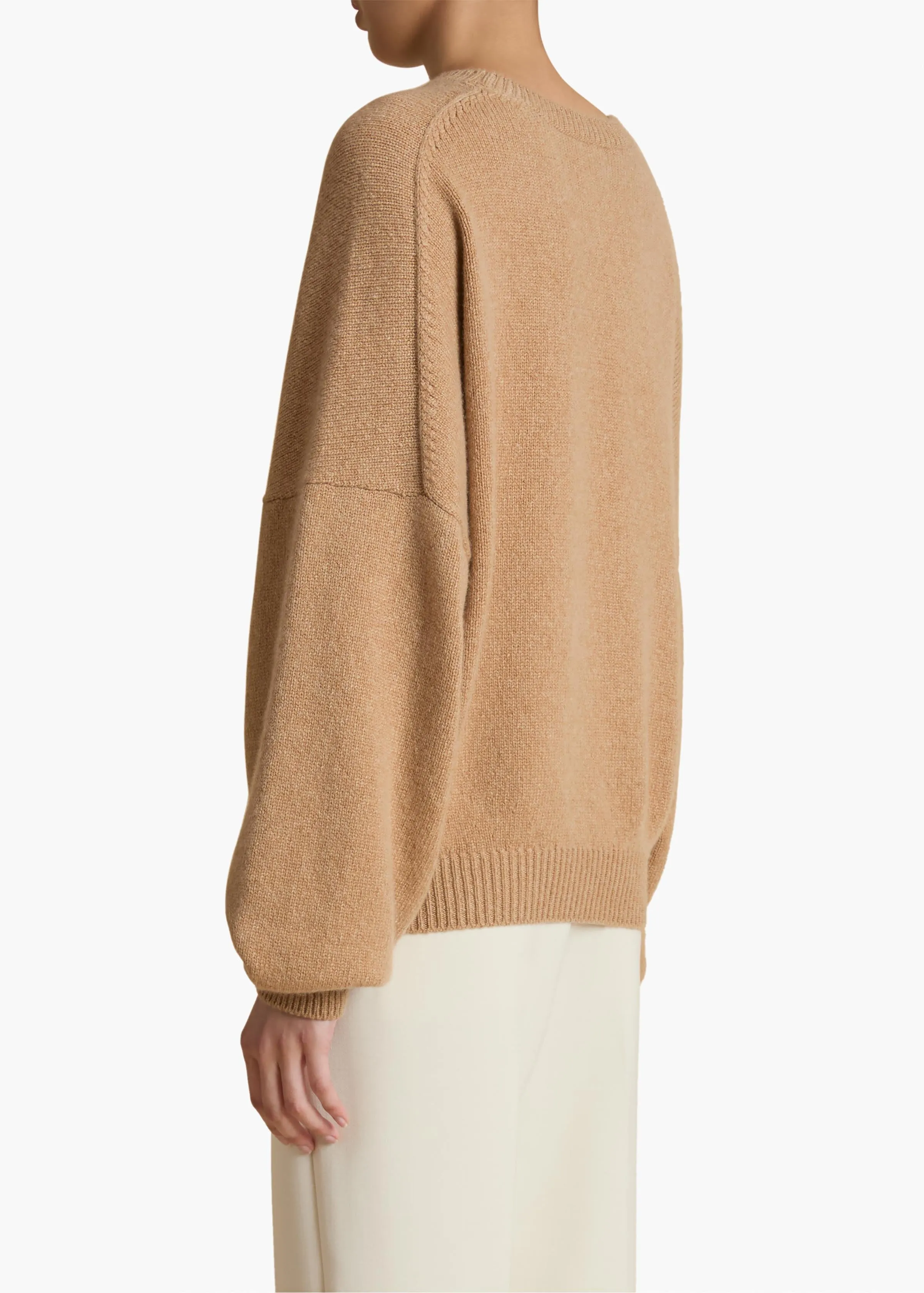 Margaux Sweater in Biscotti sold by KHAITE product image thumbnail 4