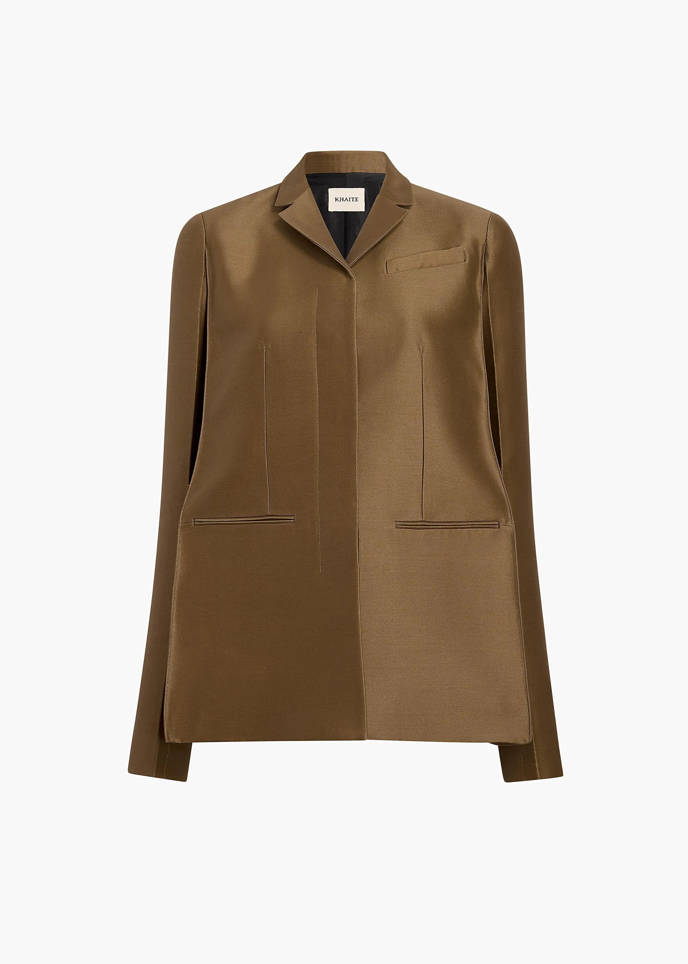 Crittan Jacket in Toffee sold by KHAITE