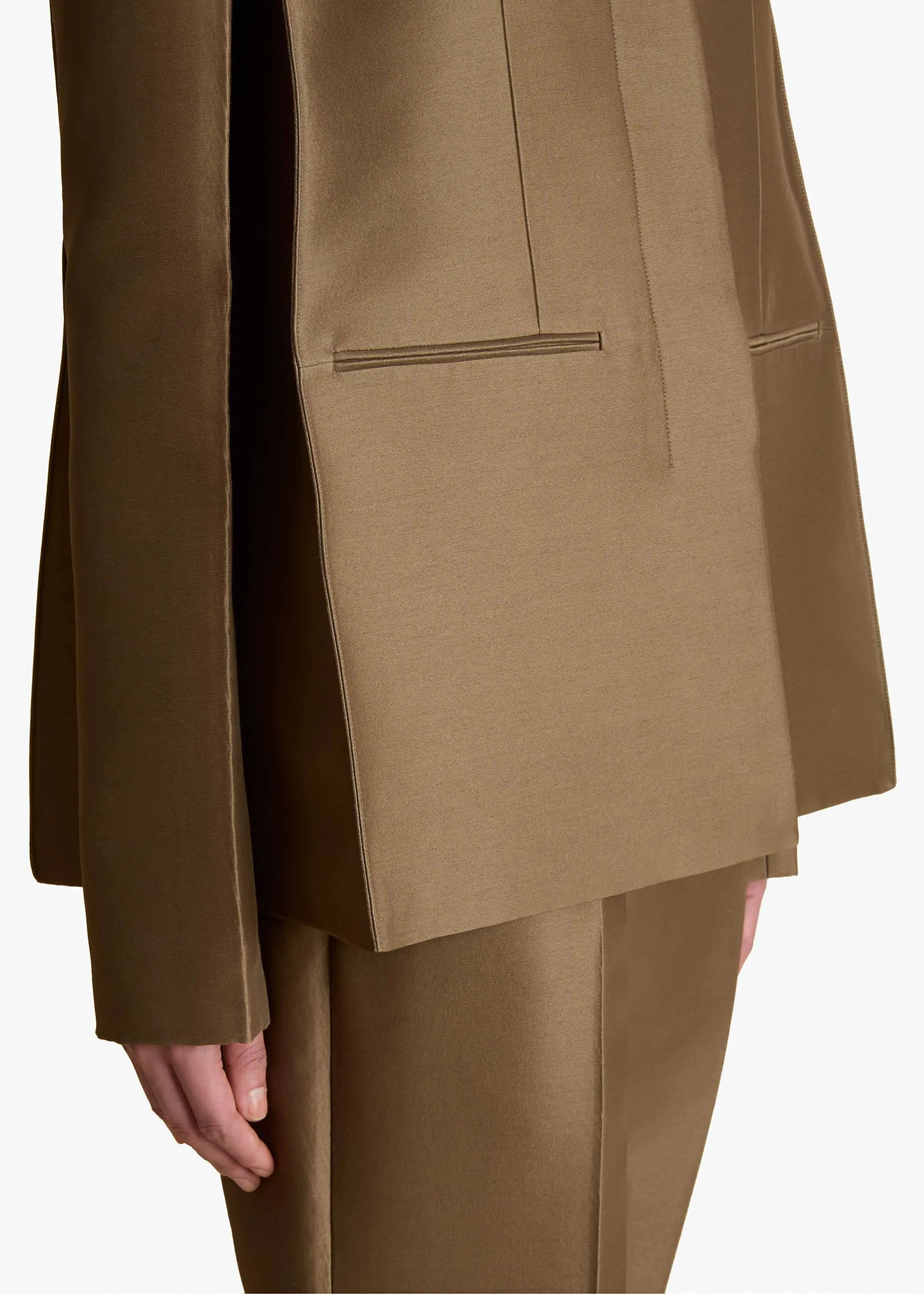 Crittan Jacket in Toffee sold by KHAITE product image thumbnail 5