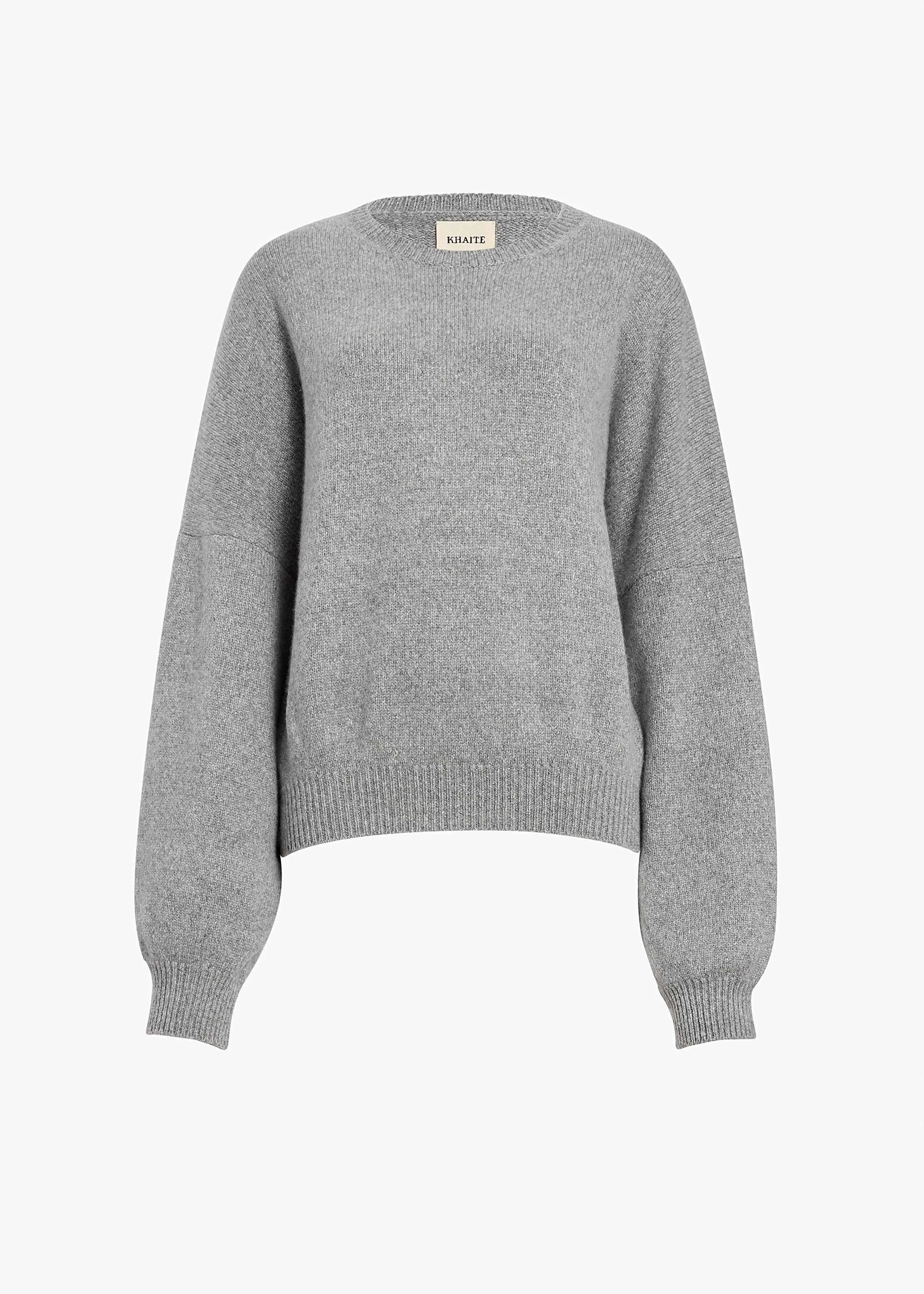 Margaux Sweater in Fog sold by KHAITE