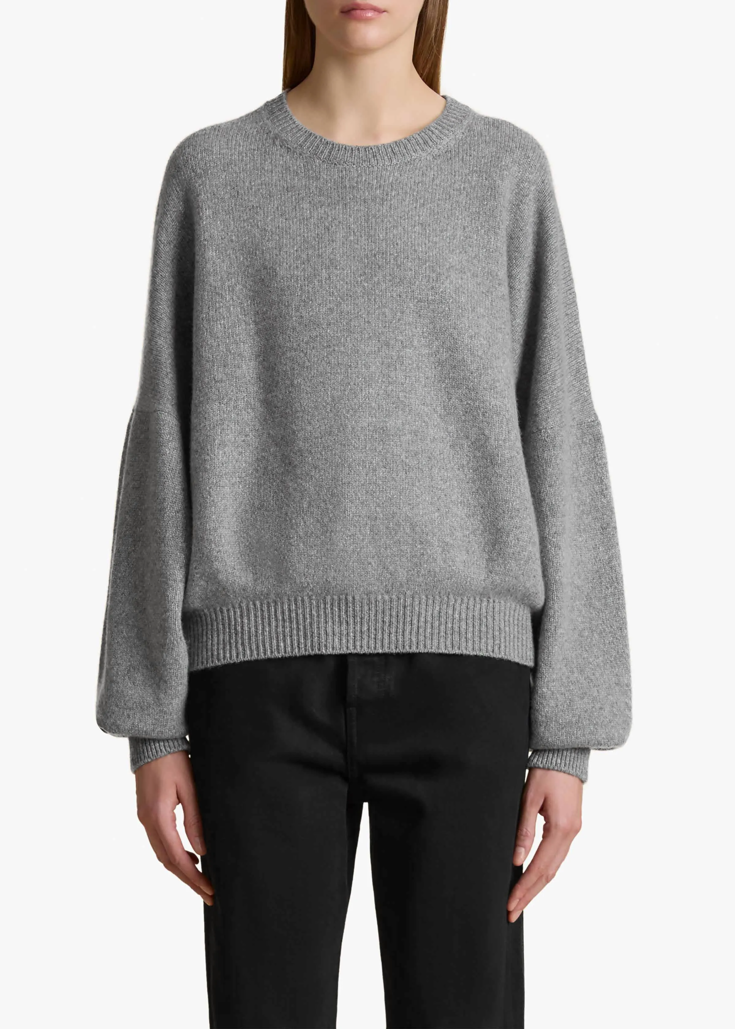 Margaux Sweater in Fog sold by KHAITE product image thumbnail 3