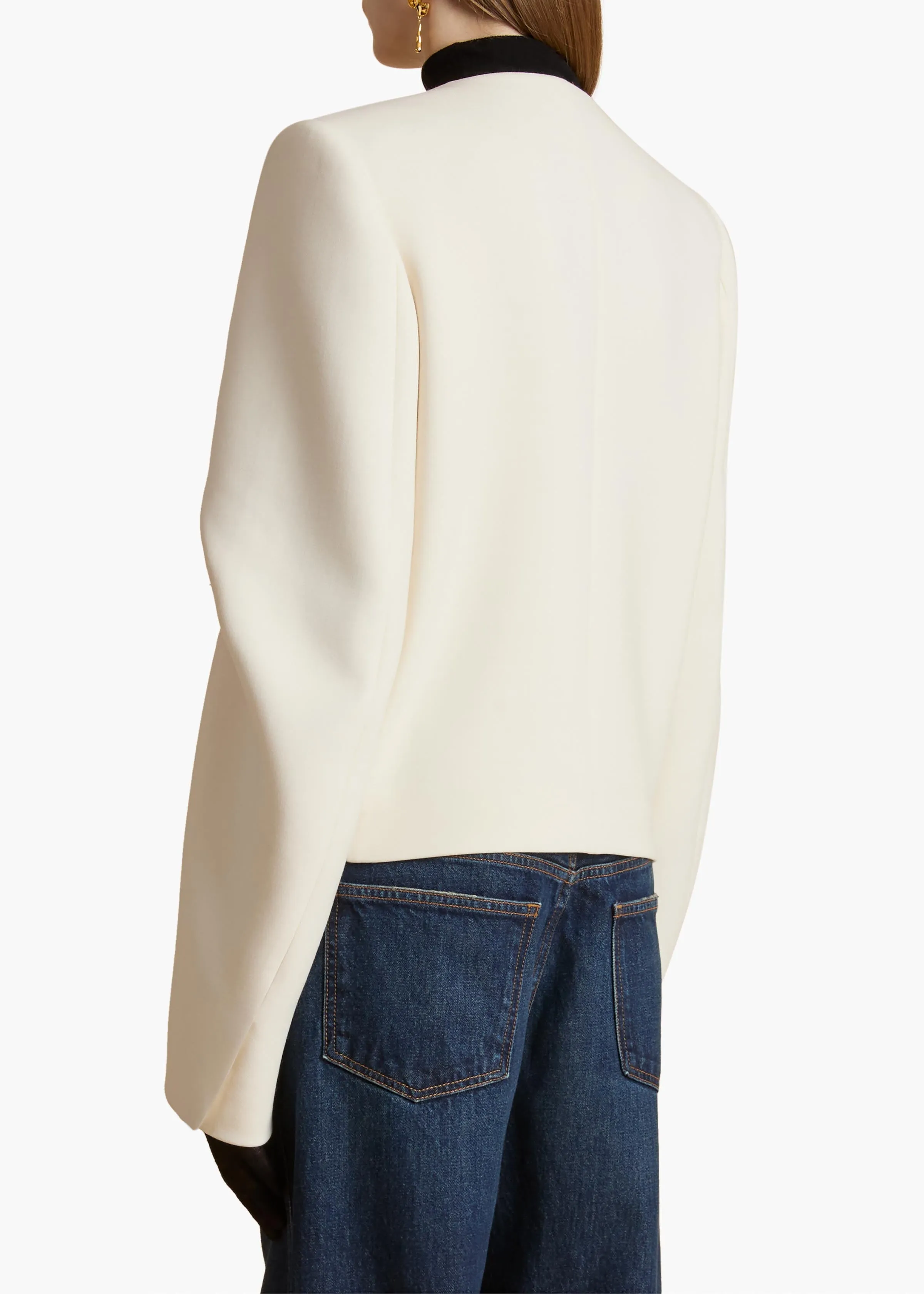 Darlman Jacket in Cream sold by KHAITE product image thumbnail 4