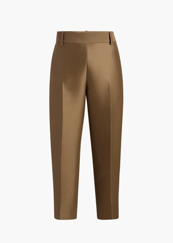 Cam Pant in Toffee sold by KHAITE