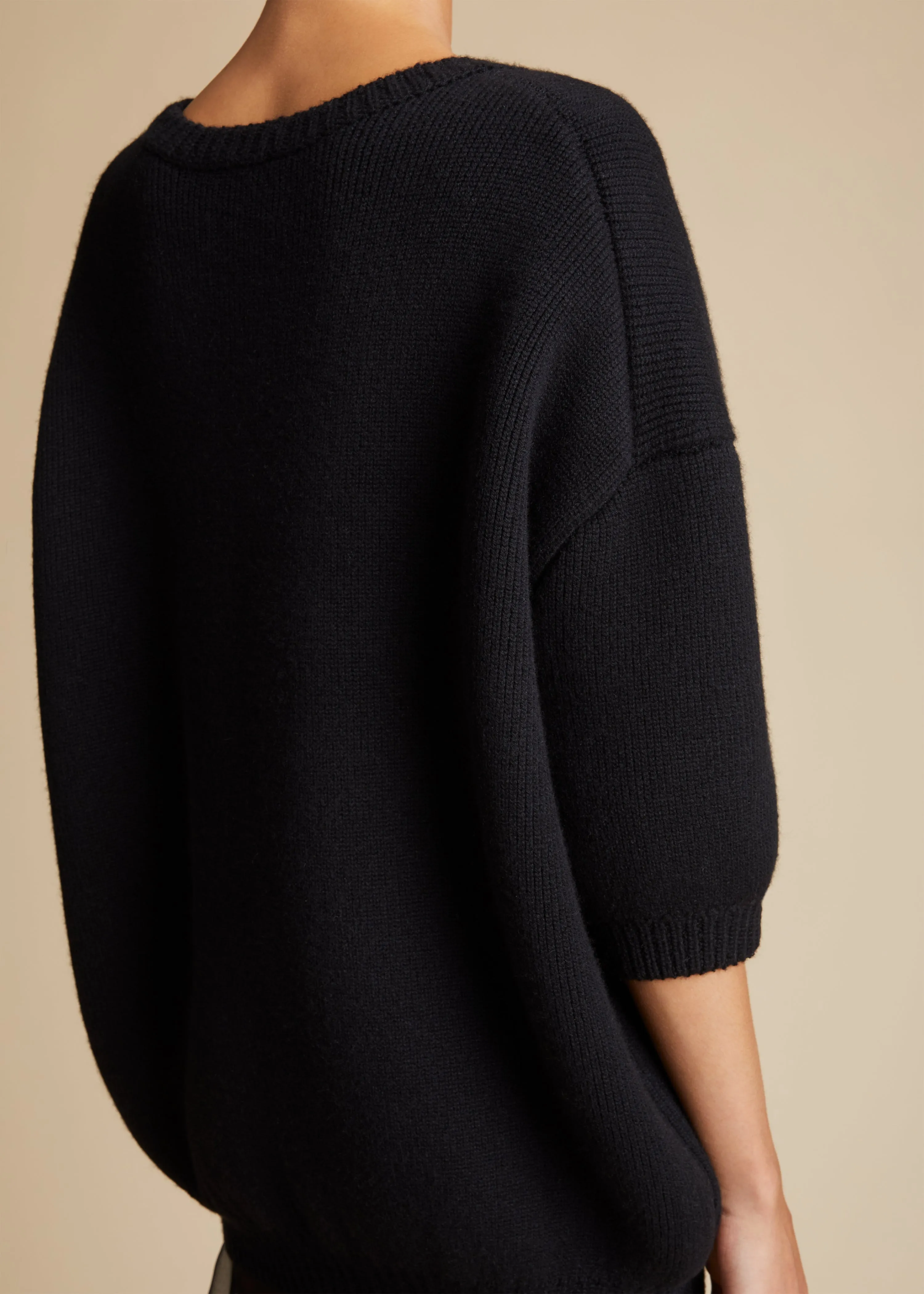 The Nere Sweater in Black sold by KHAITE product image thumbnail 4