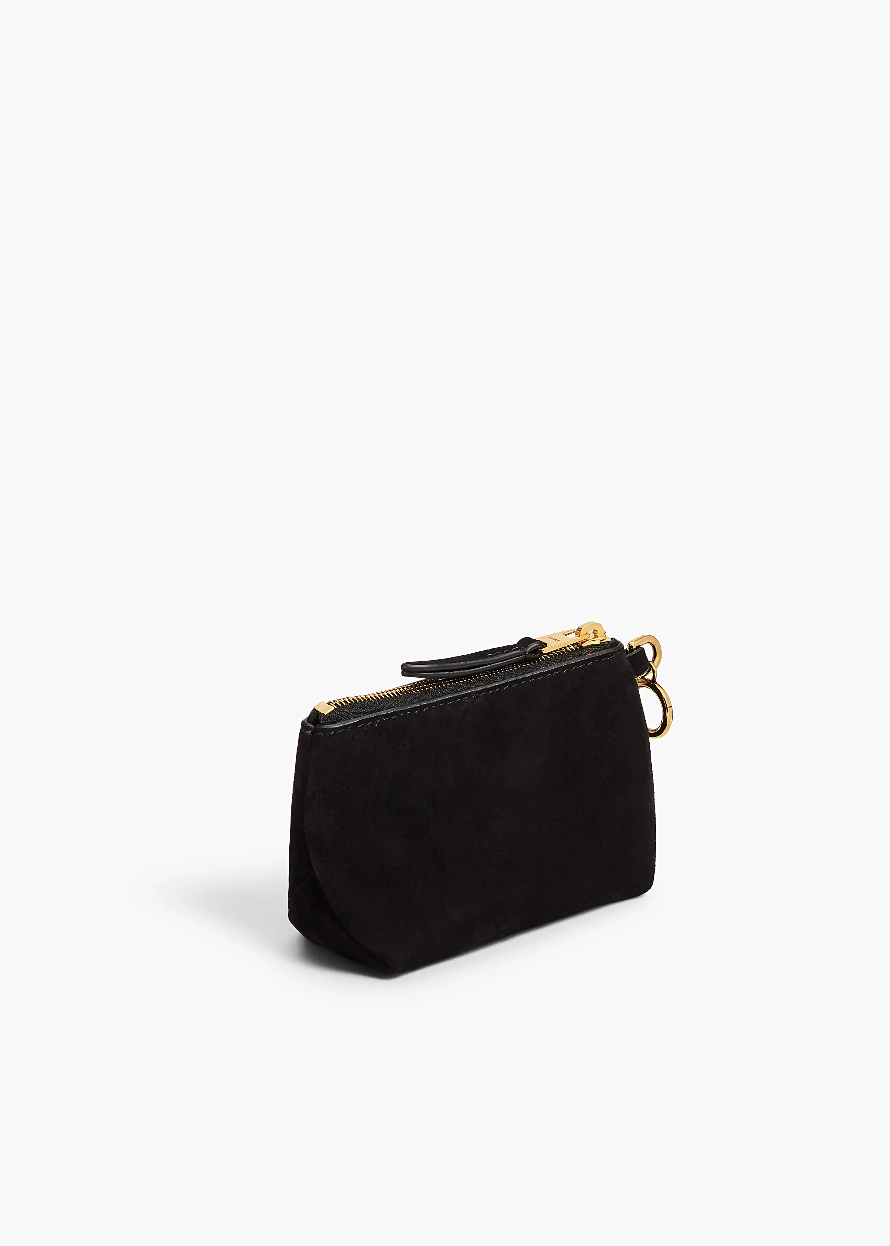 Lina Keychain Pouch in Black Suede sold by KHAITE product image thumbnail 2