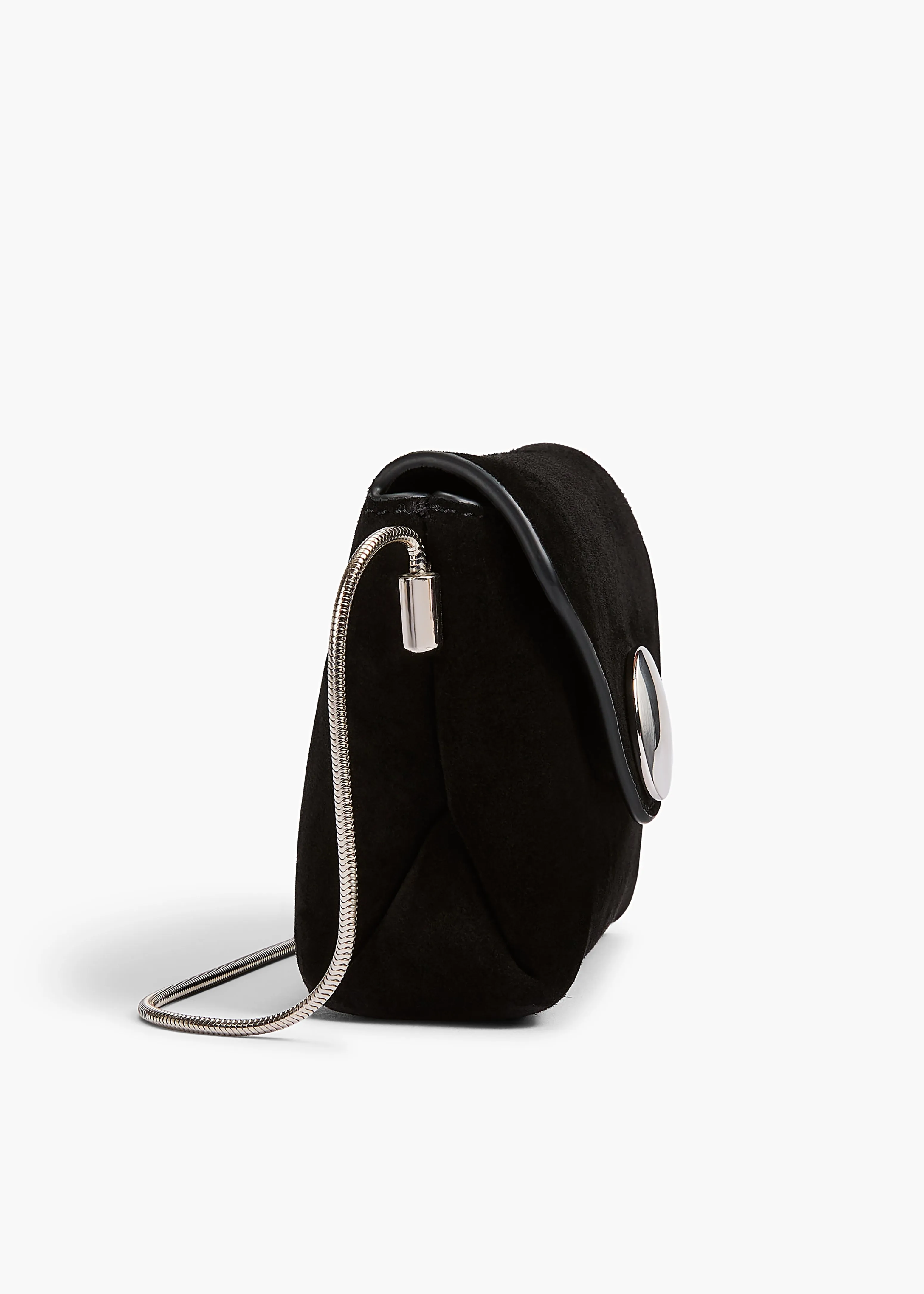 Nano Bobbi Crossbody Bag in Black Suede sold by KHAITE product image thumbnail 3