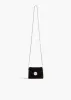 Nano Bobbi Crossbody Bag in Black Suede sold by KHAITE