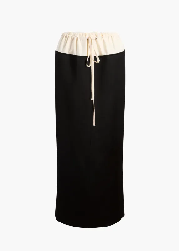 Chet Skirt in Black sold by KHAITE