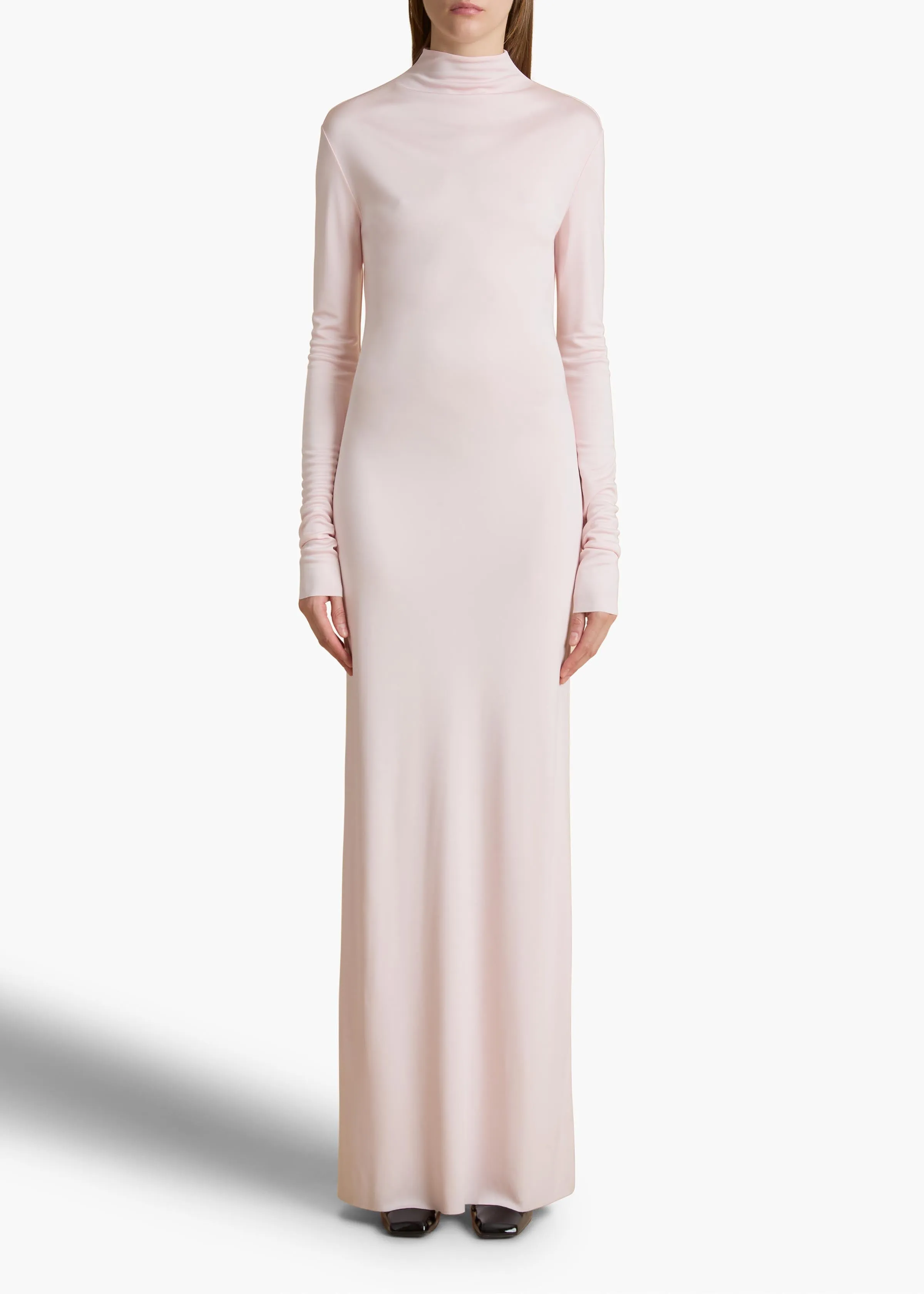 Norla Dress in Soft Pink sold by KHAITE product image thumbnail 3