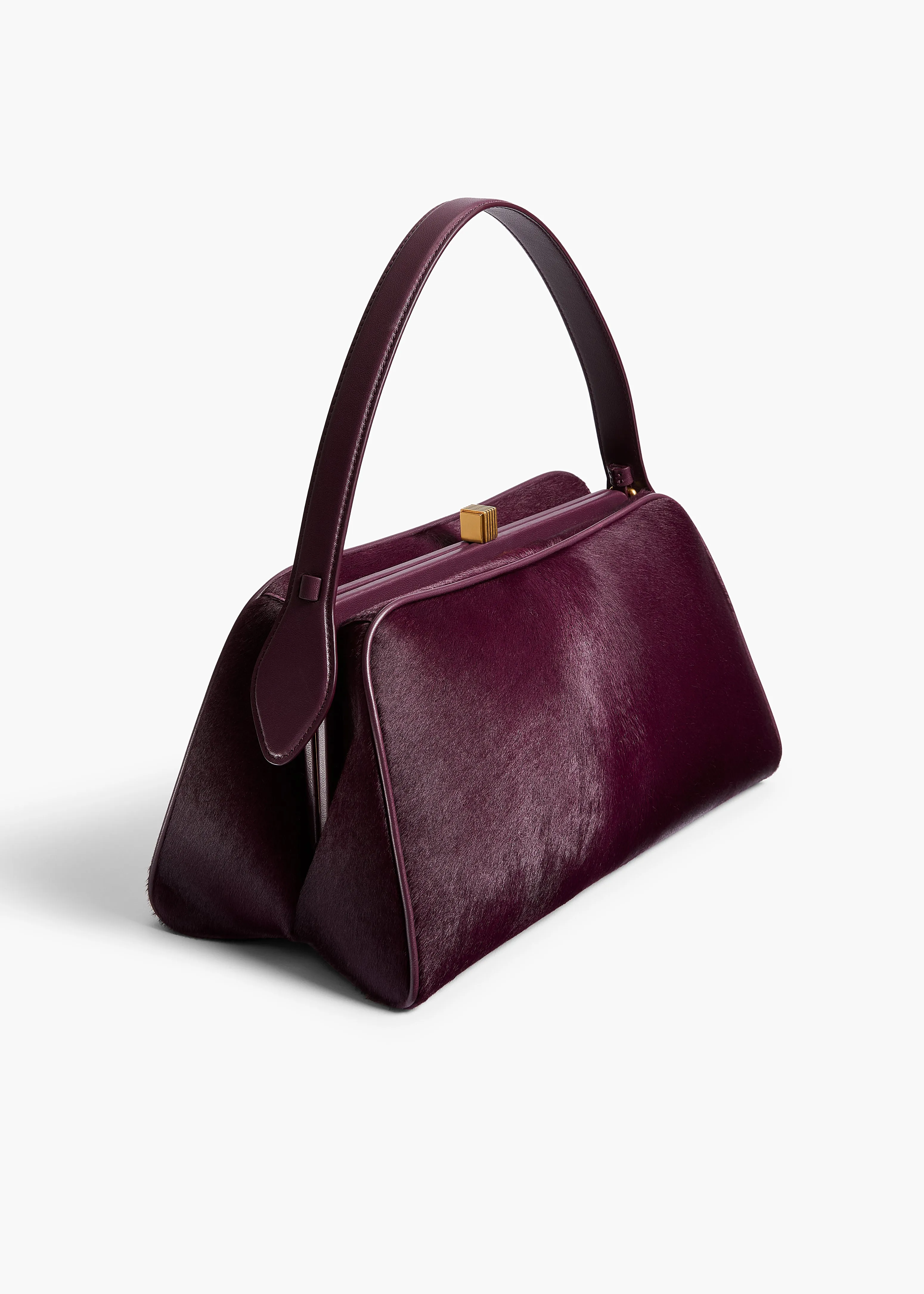 Cate Bag in Eggplant Haircalf sold by KHAITE product image thumbnail 2