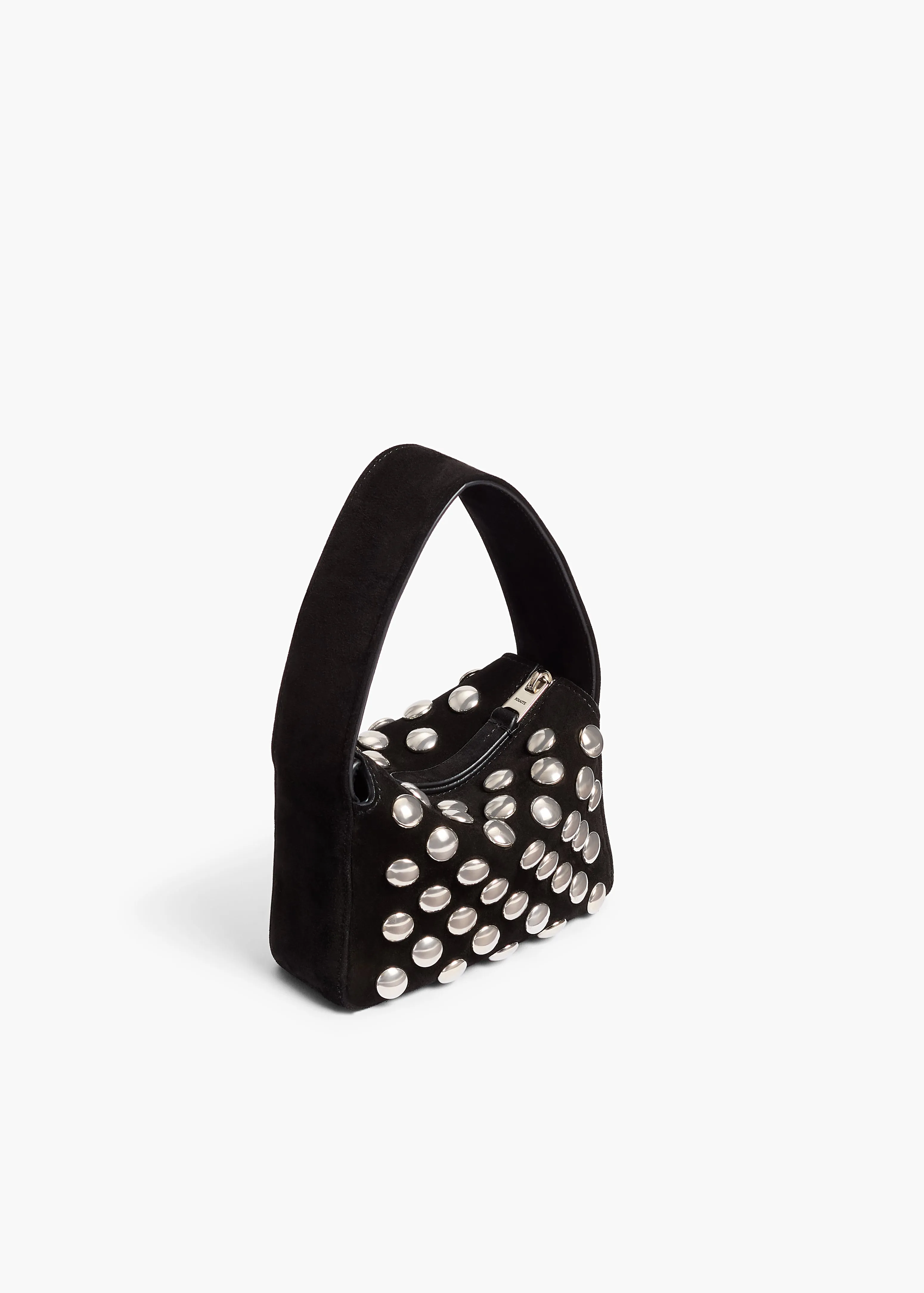 Nano Elena Bag in Black Suede with Silver Studs sold by KHAITE product image thumbnail 2