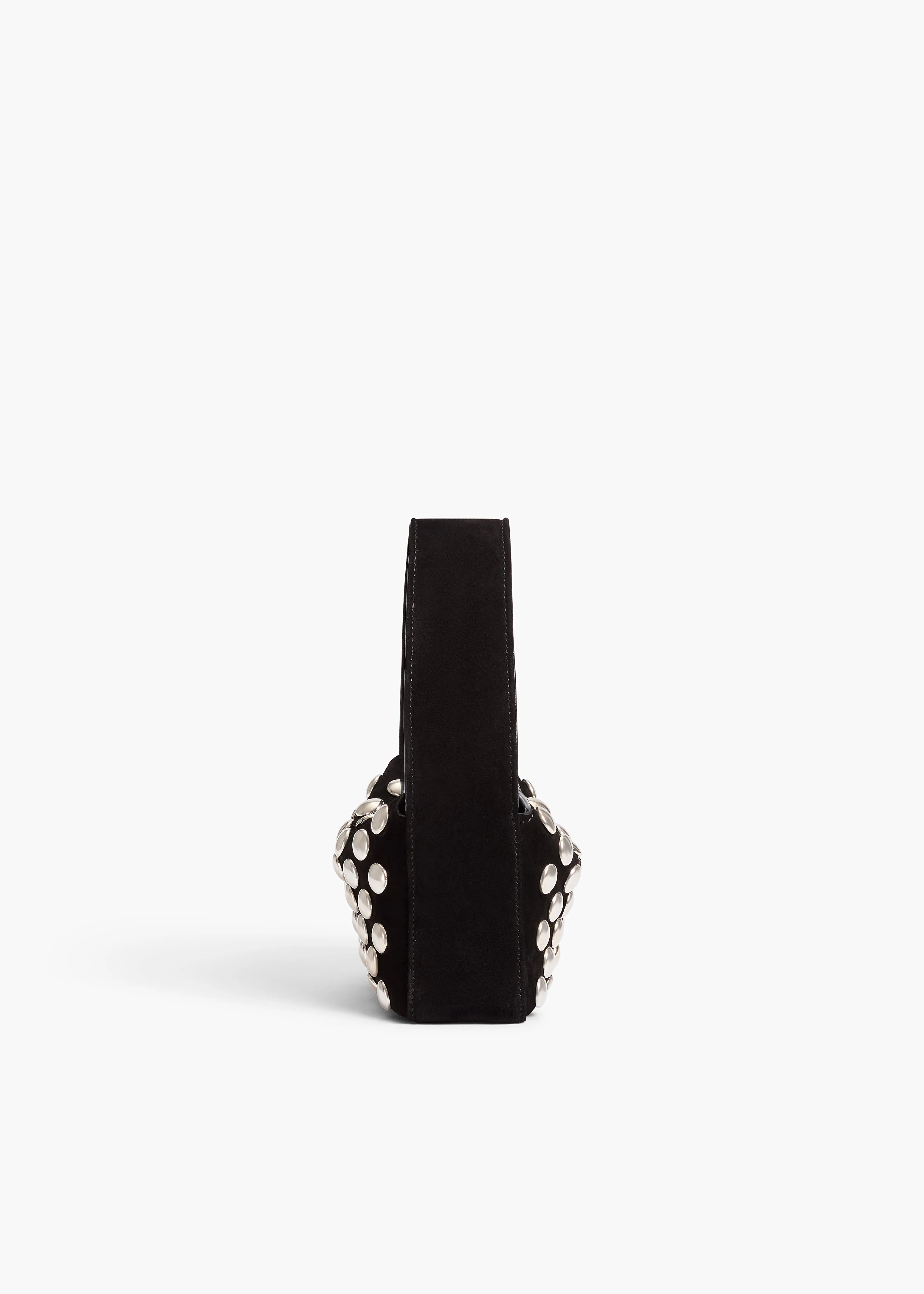 Nano Elena Bag in Black Suede with Silver Studs sold by KHAITE product image thumbnail 3