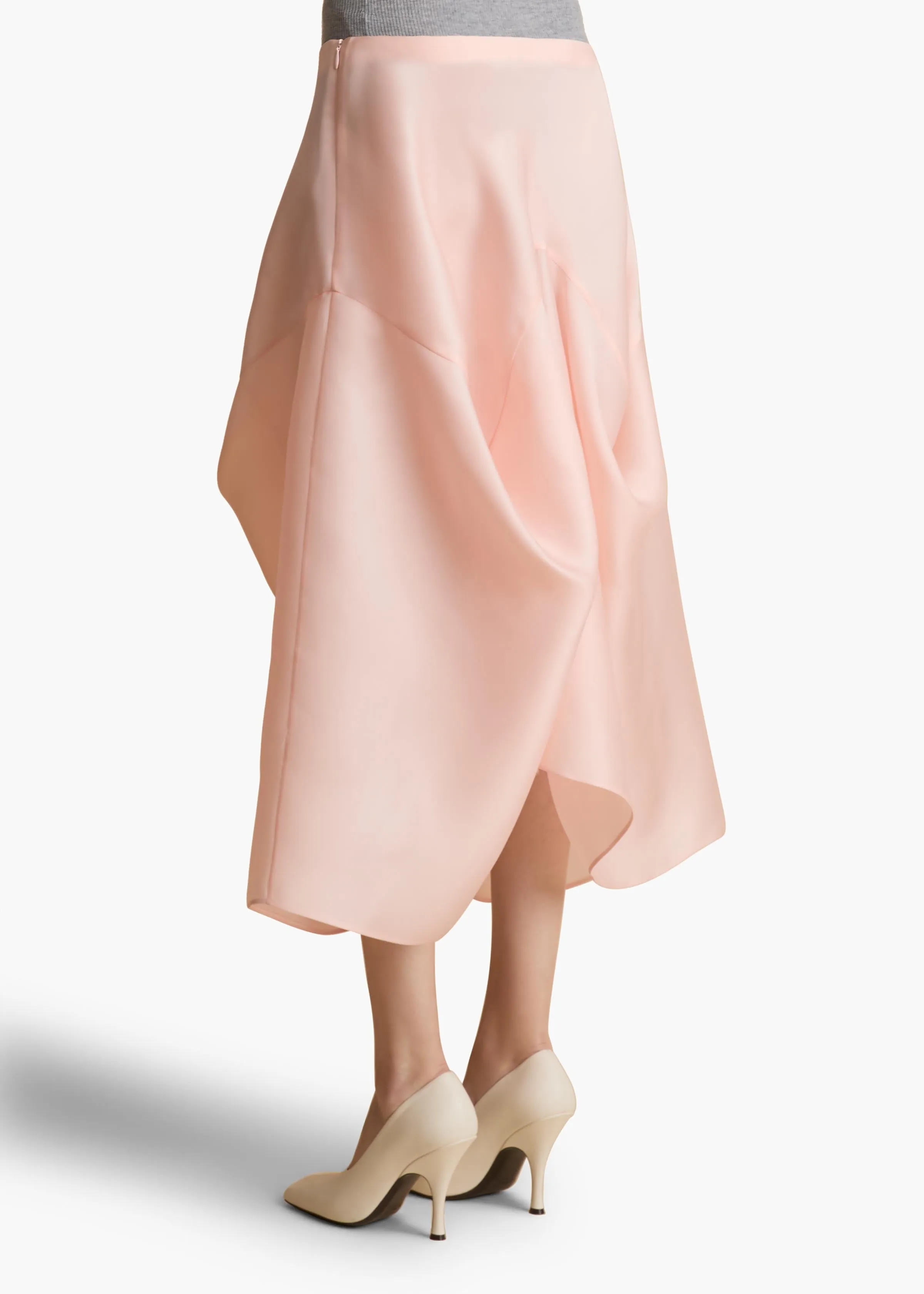 Sawyer Skirt in Soft Pink sold by KHAITE product image thumbnail 4