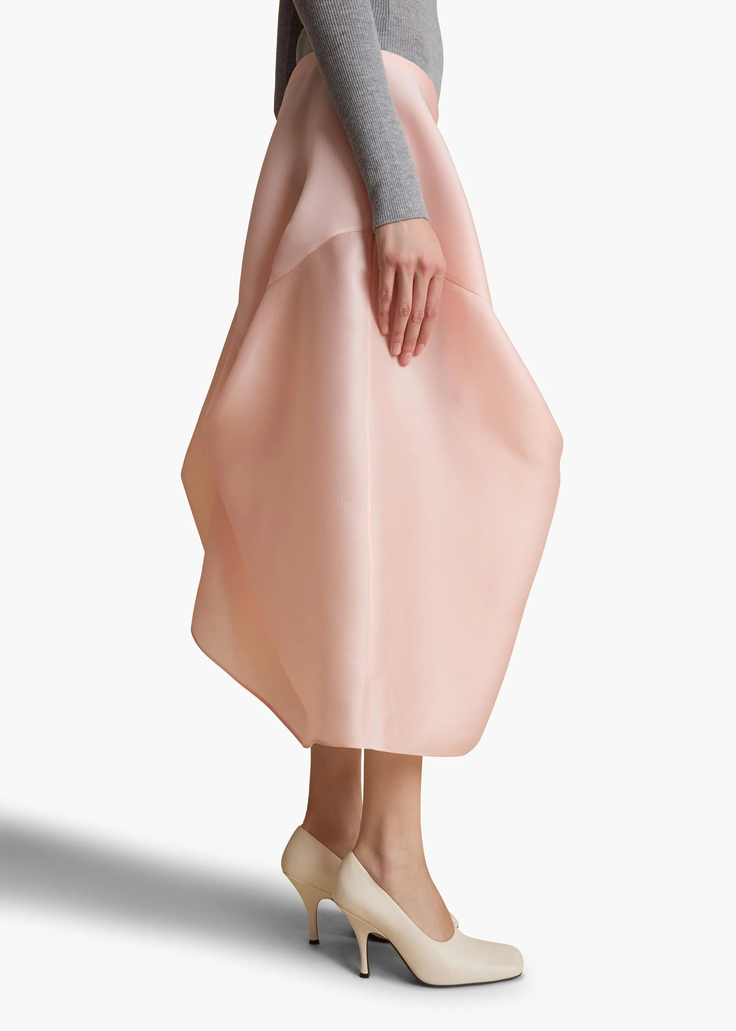 Sawyer Skirt in Soft Pink sold by KHAITE product image thumbnail 5