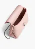 Nano Bobbi Crossbody Bag in Soft Pink Suede sold by KHAITE