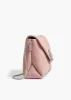 Nano Bobbi Crossbody Bag in Soft Pink Suede sold by KHAITE