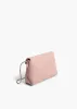 Nano Bobbi Crossbody Bag in Soft Pink Suede sold by KHAITE