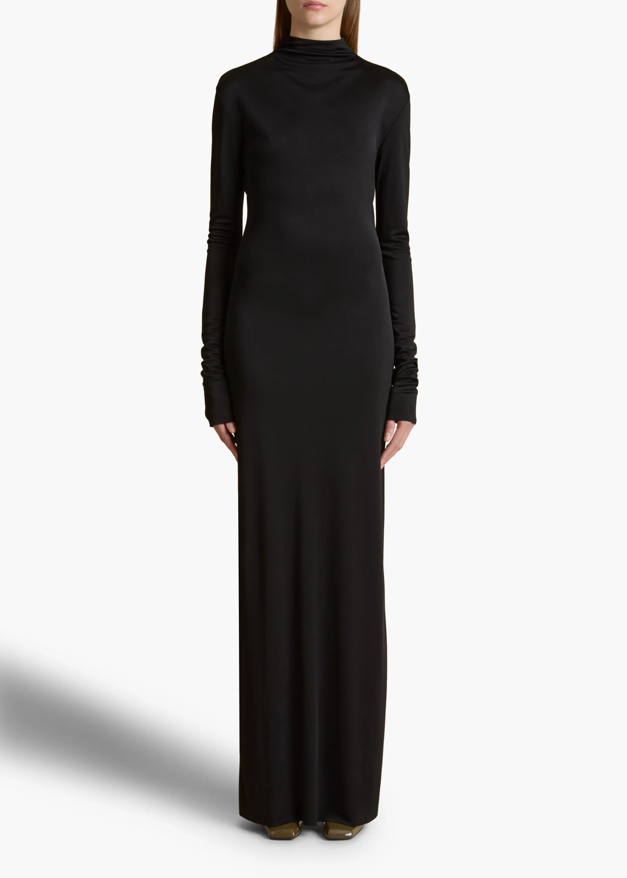 Norla Dress in Black sold by KHAITE product image thumbnail 3