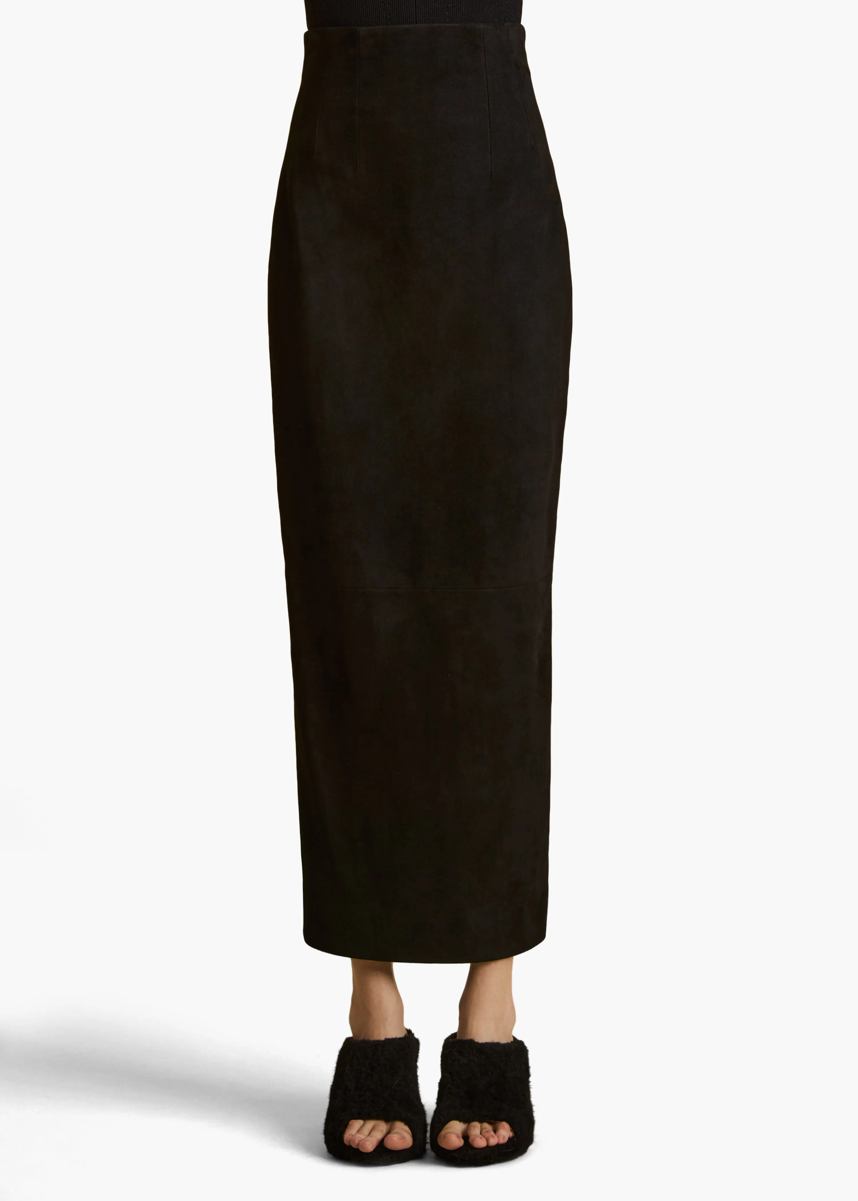 Loxley Skirt in Black Suede sold by KHAITE product image thumbnail 3