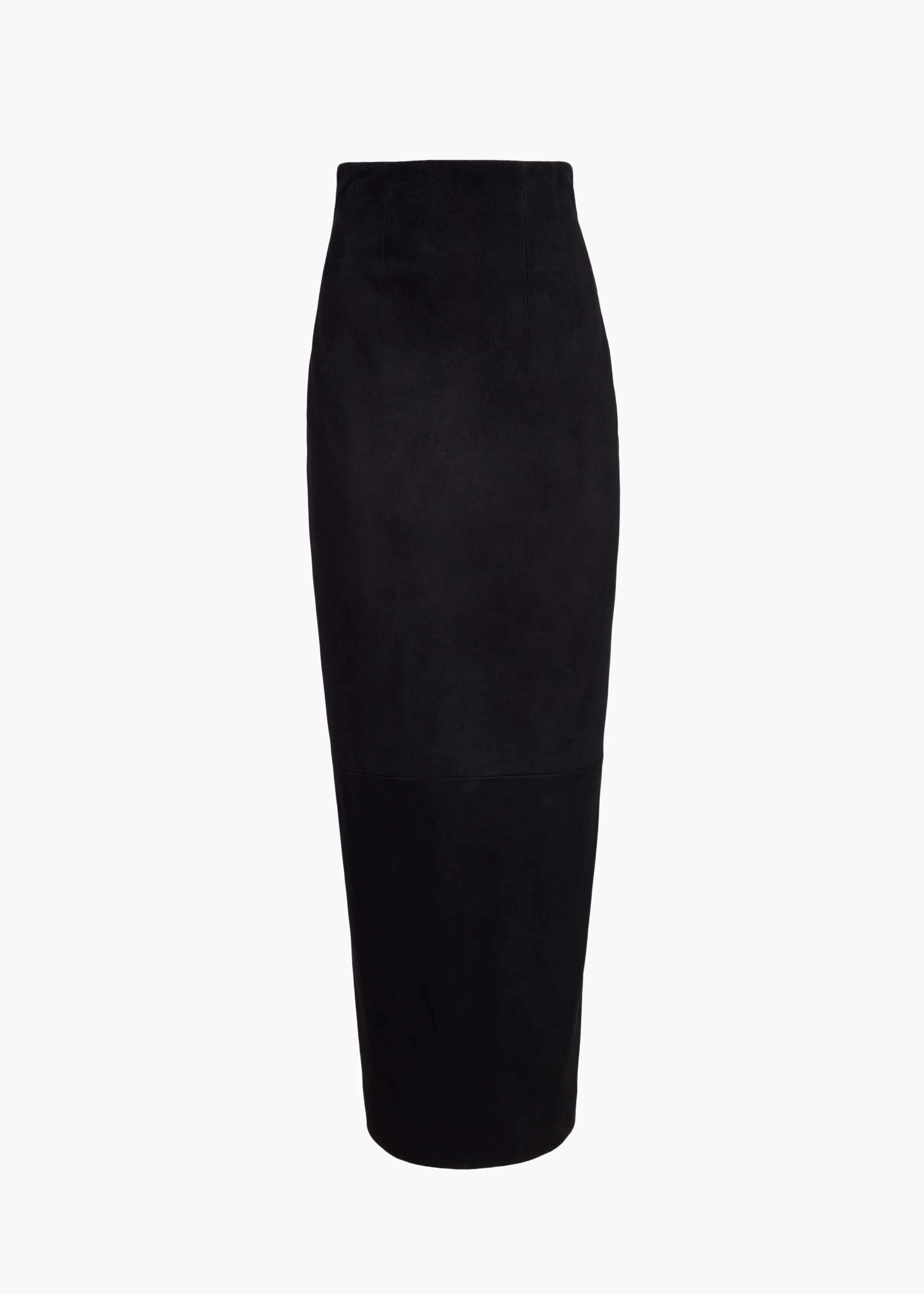 Loxley Skirt in Black Suede sold by KHAITE