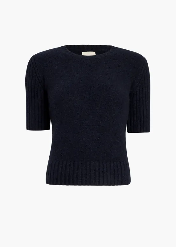 Mia Sweater in Midnight sold by KHAITE