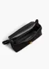 Audrey Crossbody Bag in Black Suede sold by KHAITE