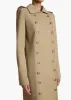Mallory Coat in Khaki sold by KHAITE