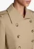Mallory Coat in Khaki sold by KHAITE