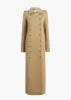 Mallory Coat in Khaki sold by KHAITE