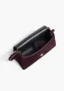 Audrey Crossbody Bag in Eggplant Suede sold by KHAITE