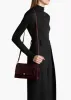 Audrey Crossbody Bag in Eggplant Suede sold by KHAITE