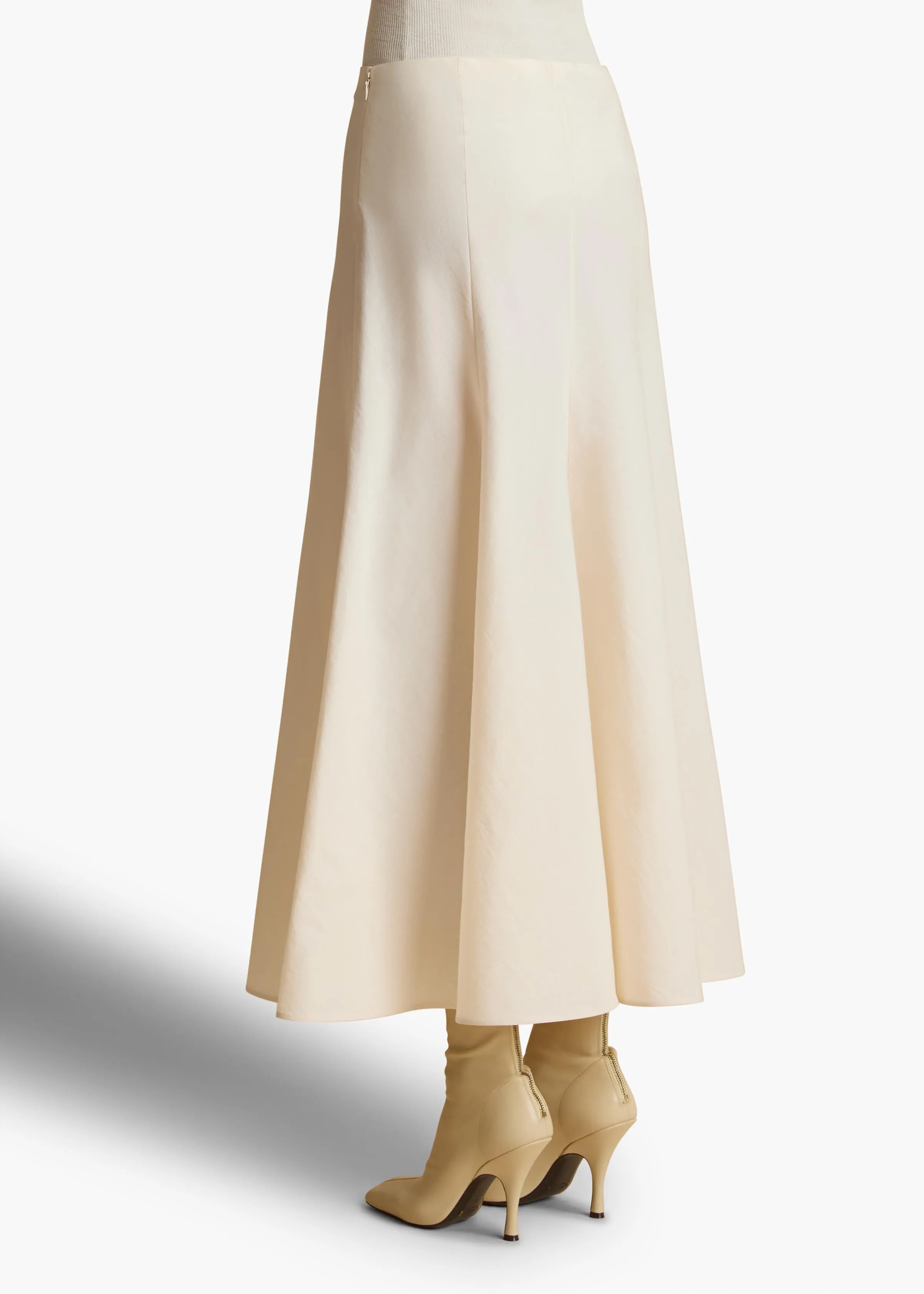 Lenno Skirt in Natural sold by KHAITE product image thumbnail 4